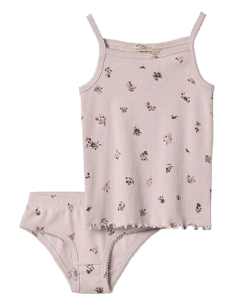 Wheat - Underwear Havanna - aluspesukomplektid - soft lilac flowers - 0