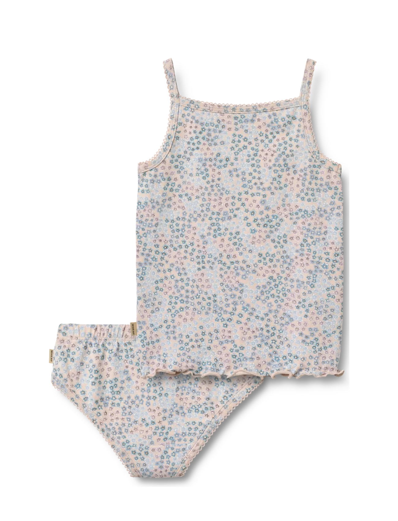 Wheat - Underwear Havanna - underklädesset - powder blue flowers - 1
