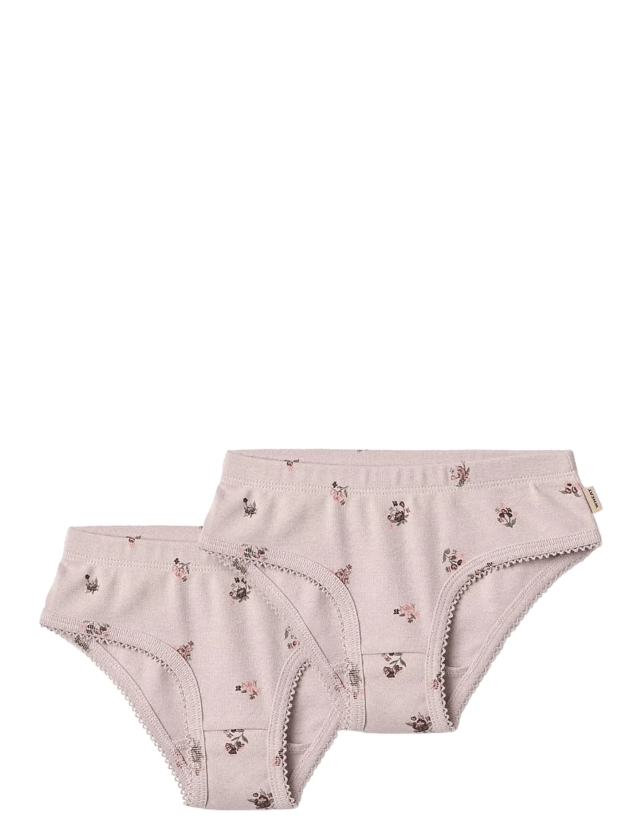 Wheat - 2 Briefs Havanna - aluspüksid - soft lilac flowers - 0