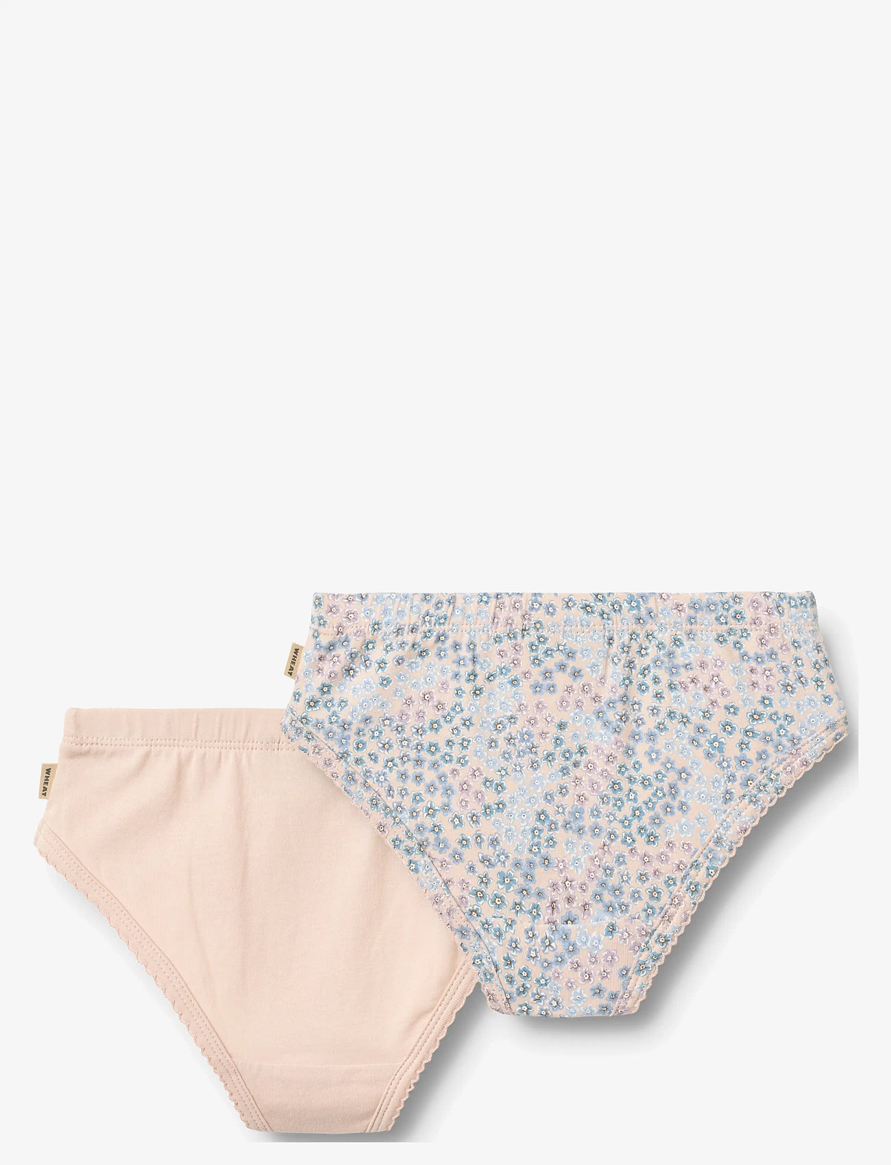 Wheat - 2 Briefs Havanna - panties - powder blue flowers - 1