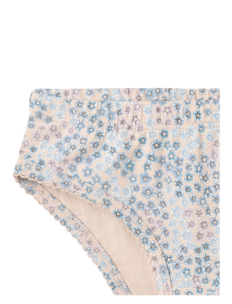 Wheat - 2 Briefs Havanna - panties - powder blue flowers - 4
