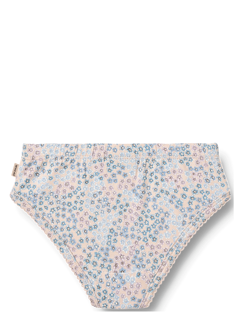 Wheat - 2 Briefs Havanna - panties - powder blue flowers - 5