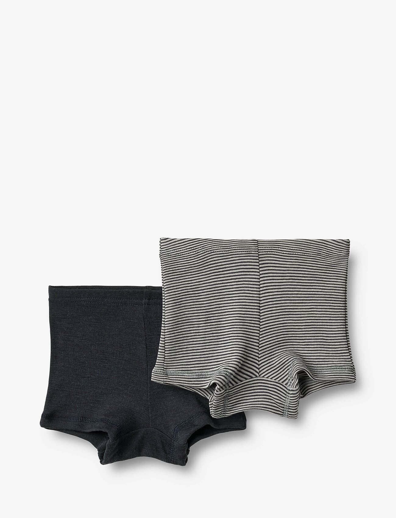Wheat - 2 Wool Boxershorts Avalon - püksid - navy stripe - 0