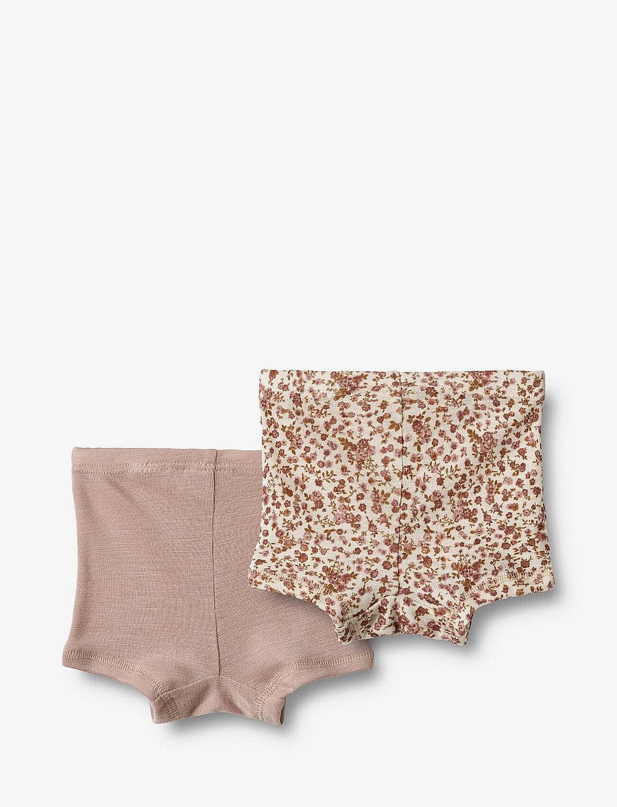 Wheat - 2 Wool Boxershorts Avalon - unterhosen - rose flowers - 1
