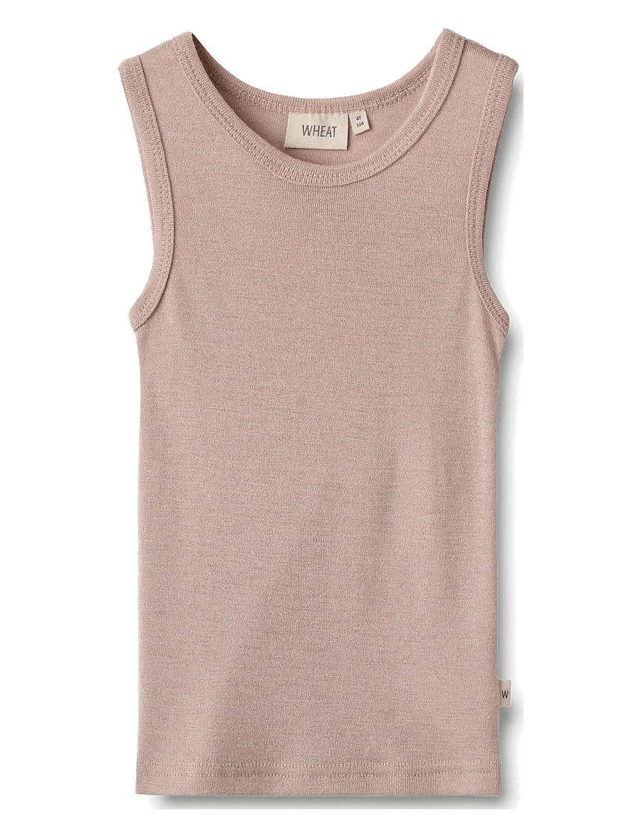 Wheat - Wool Singlet Iggy - dry rose - 0