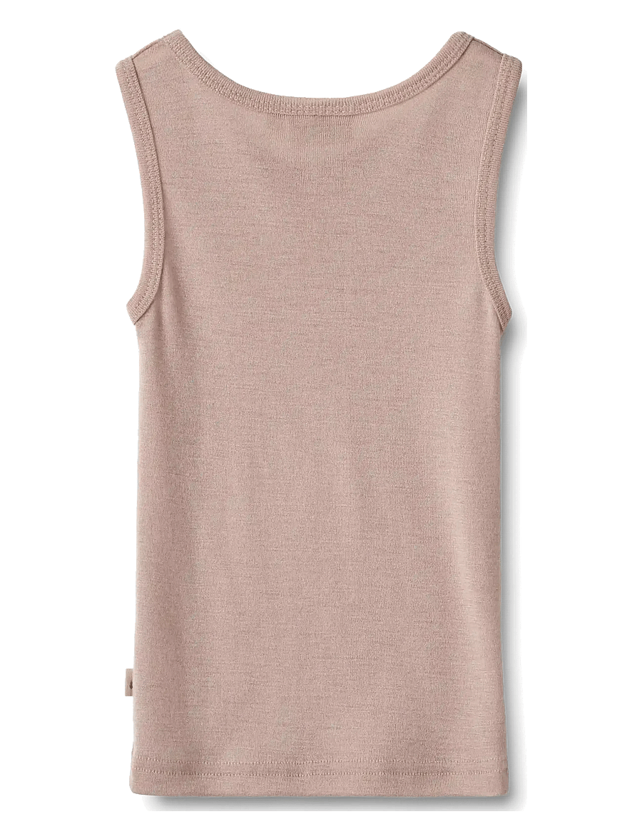 Wheat - Wool Singlet Iggy - dry rose - 1