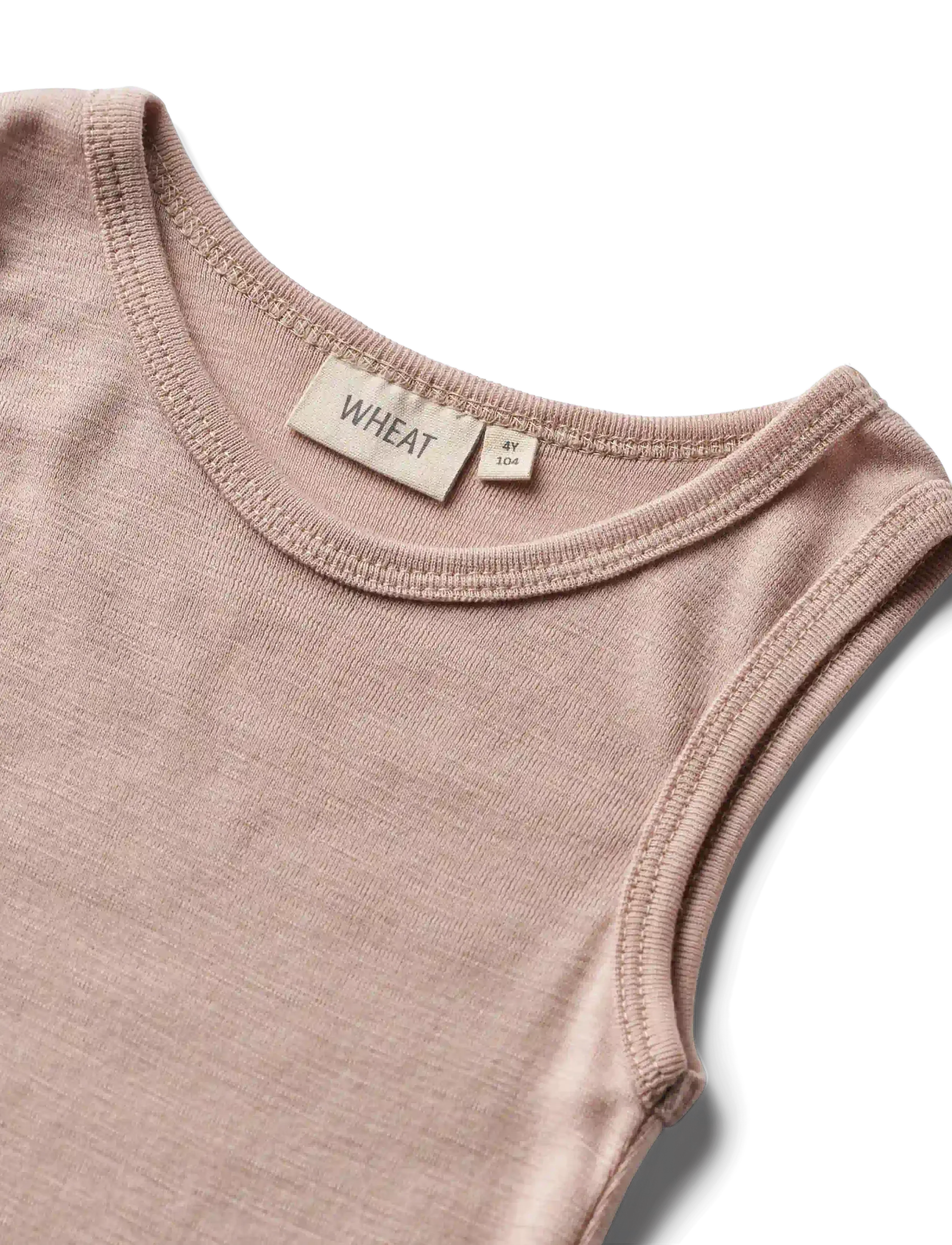 Wheat - Wool Singlet Iggy - dry rose - 2