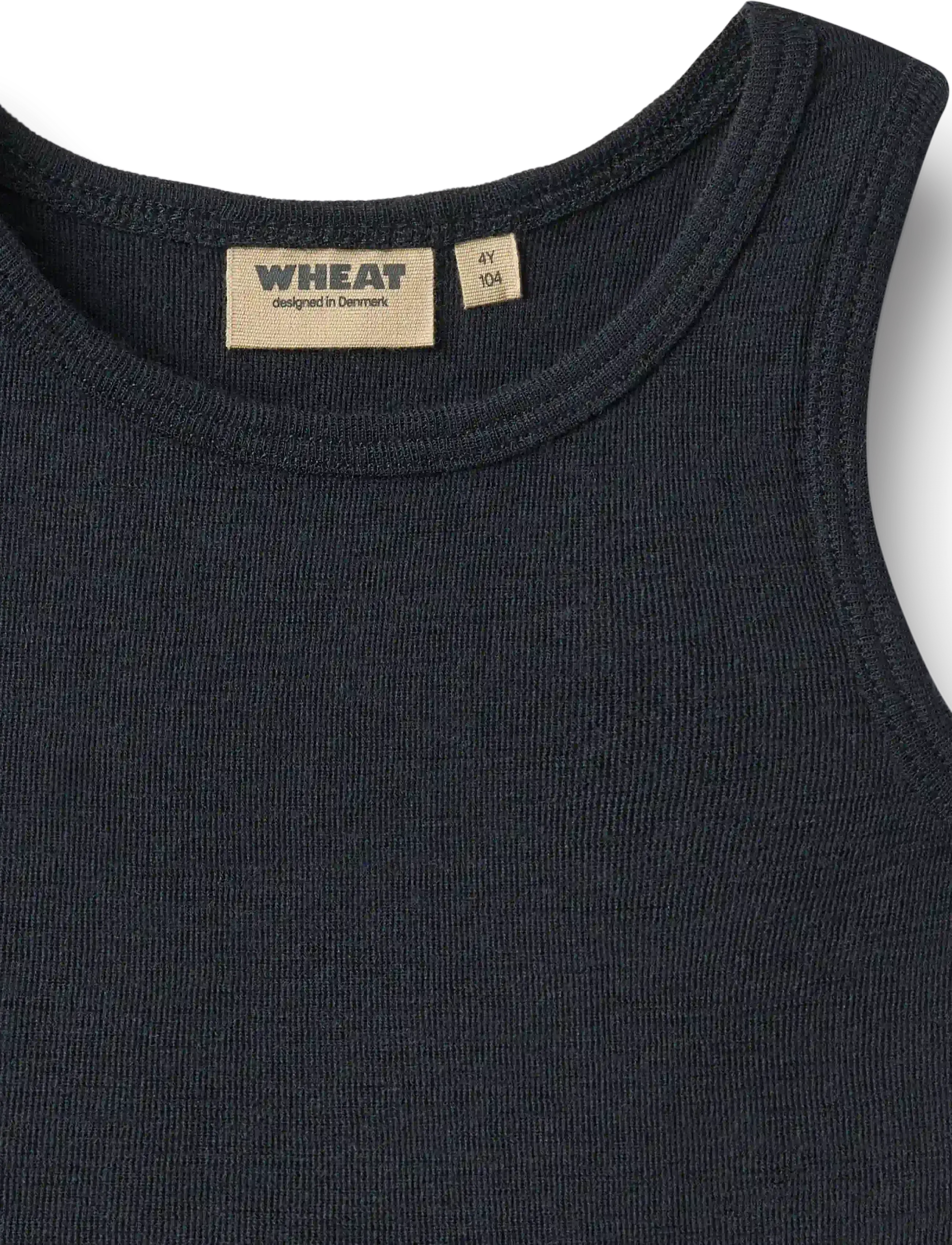 Wheat - Wool Singlet Iggy - underställströjor - navy - 2