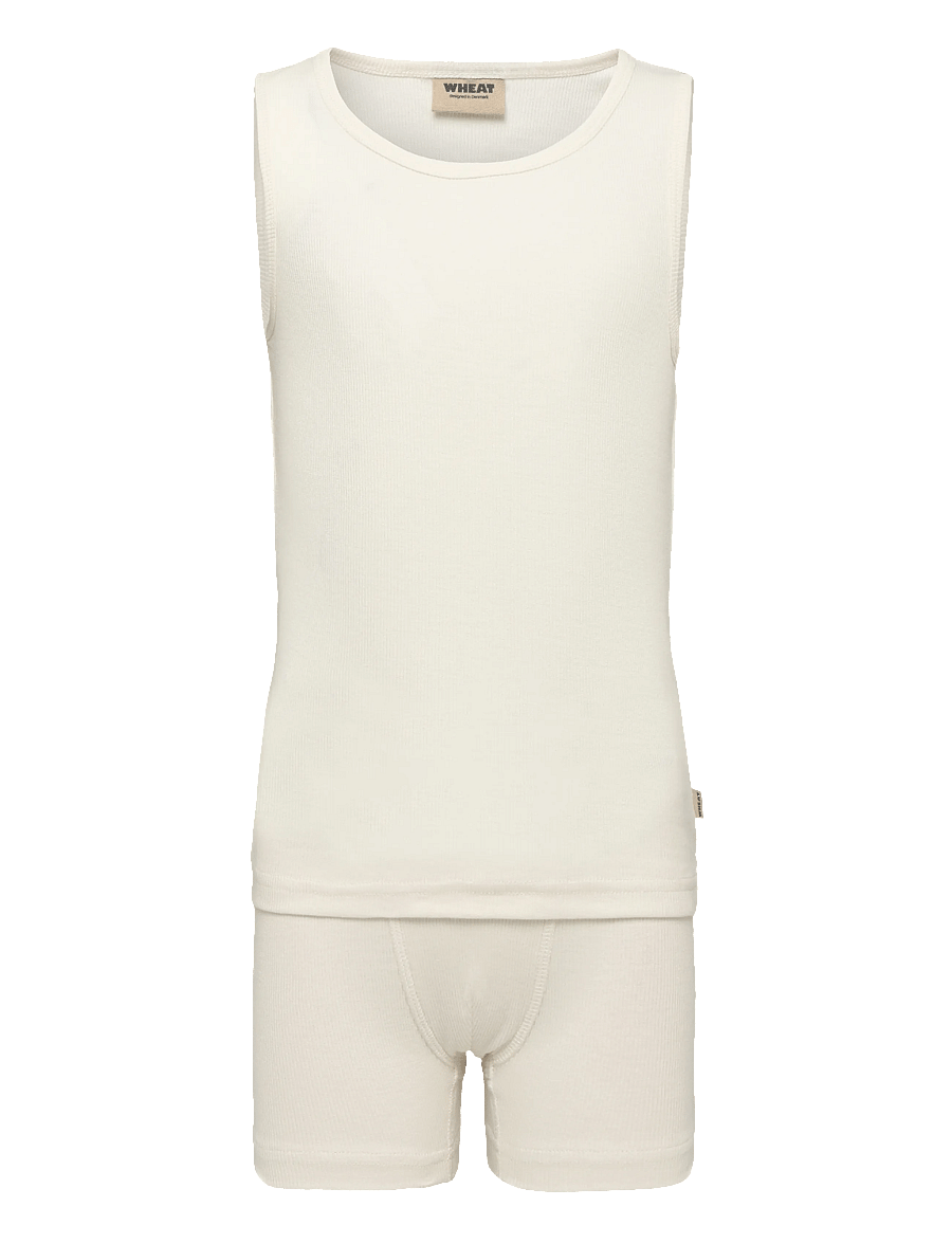 Wheat - Rib Underwear Louis - kalsonger - ivory - 0