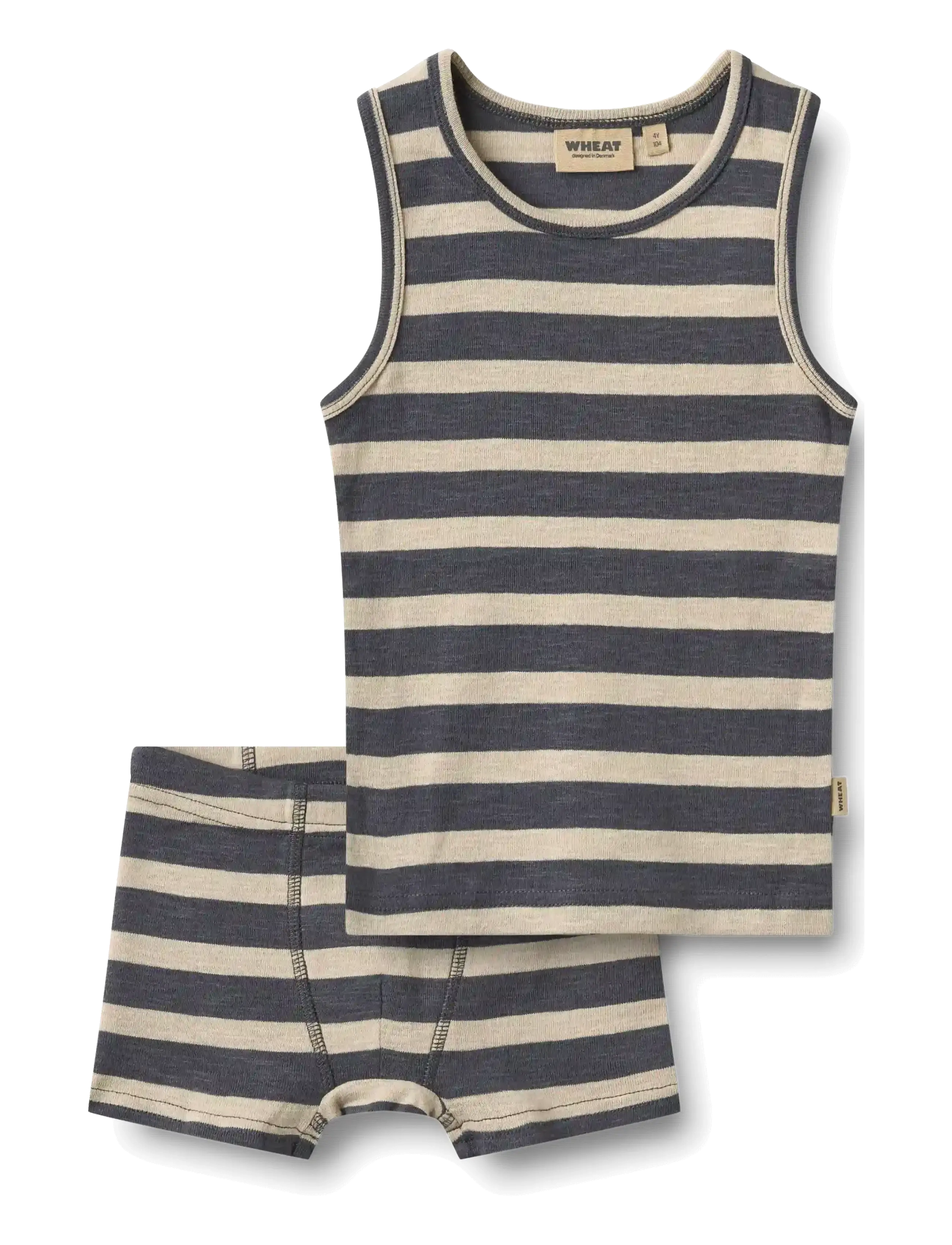 Wheat Underwear Louis - Alles anzeigen - GREYBLUE STRIPE / grey
