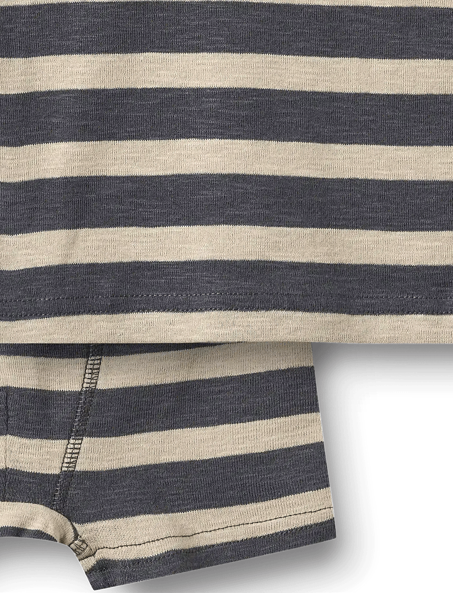 Wheat - Underwear Louis - greyblue stripe - 5