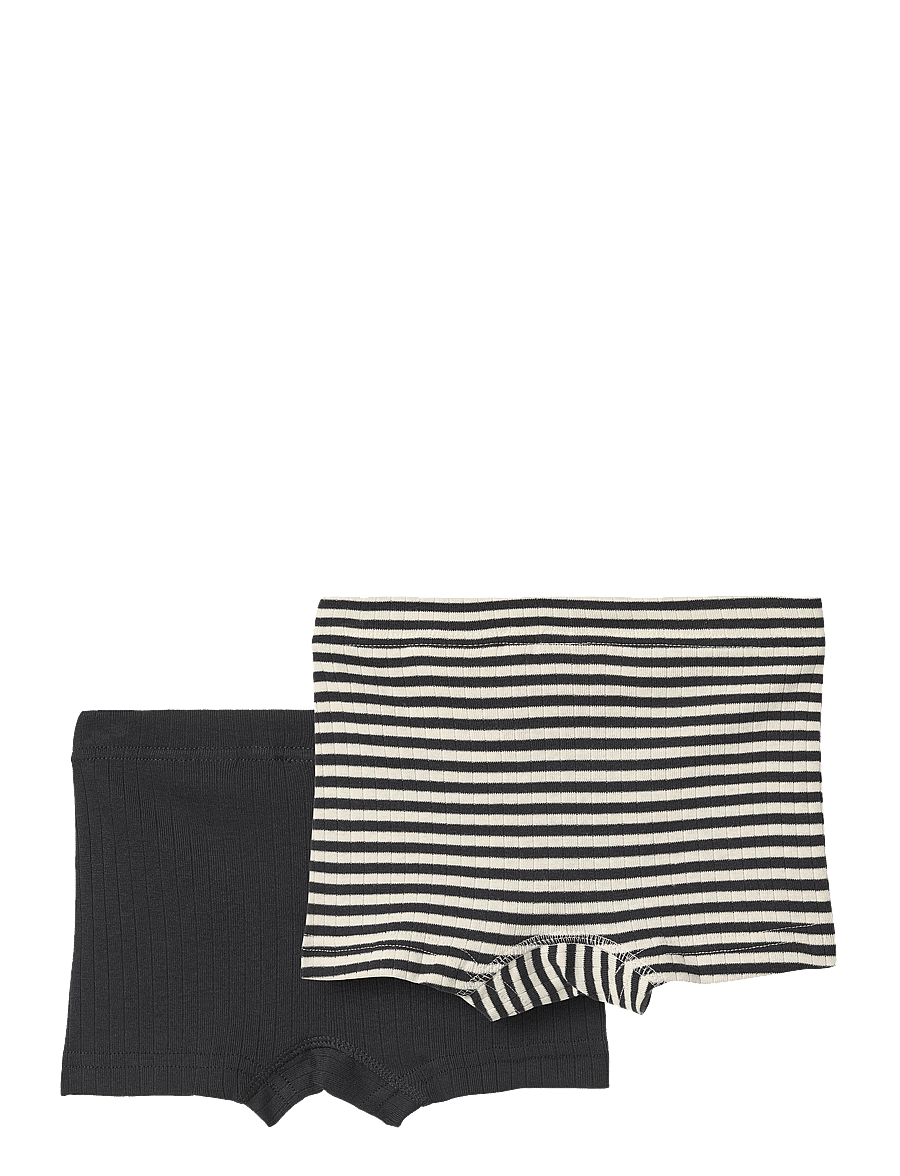 Wheat - 2 Boxershorts Louis - pesu - navy rib stripe - 1