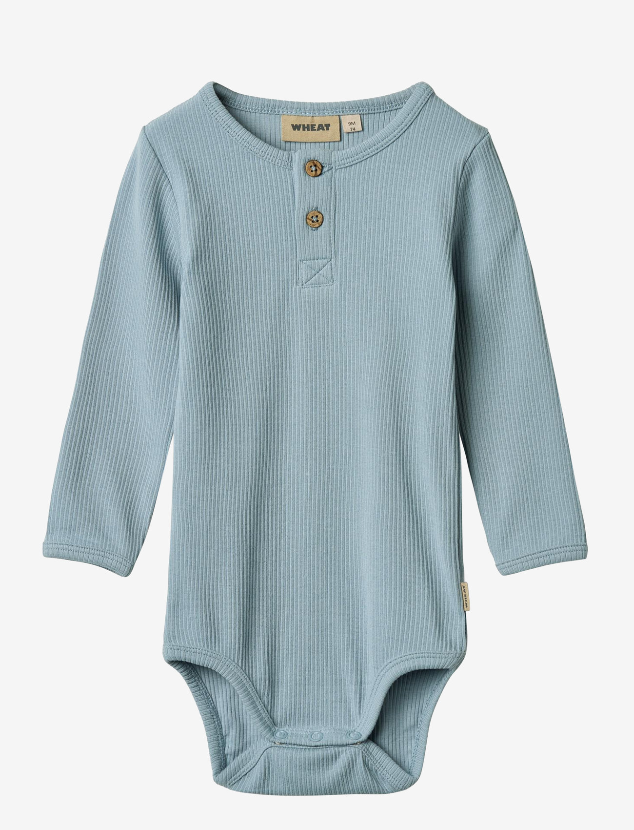 Wheat - Body L/S Benny - pikkade varrukatega - calm blue - 0