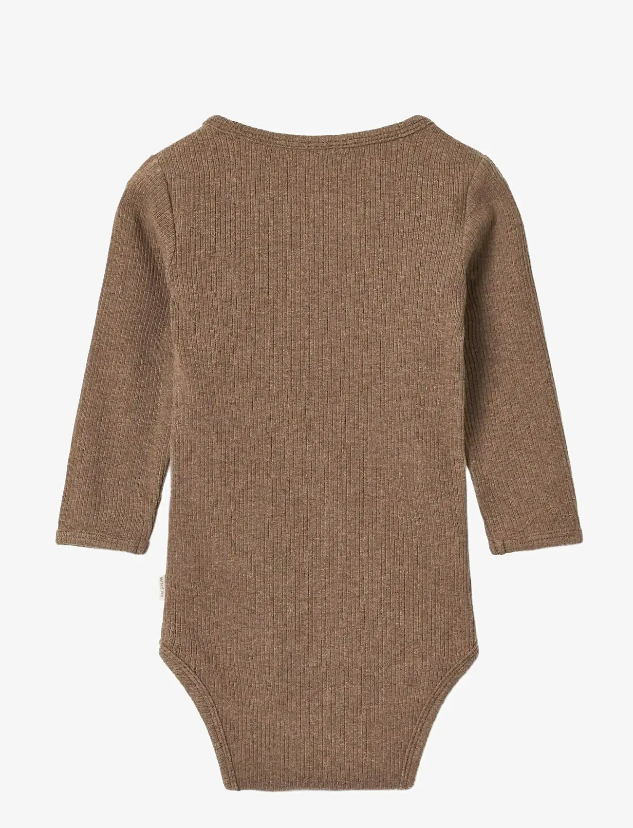 Wheat - Body L/S Benny - long-sleeved - coffee melange - 1
