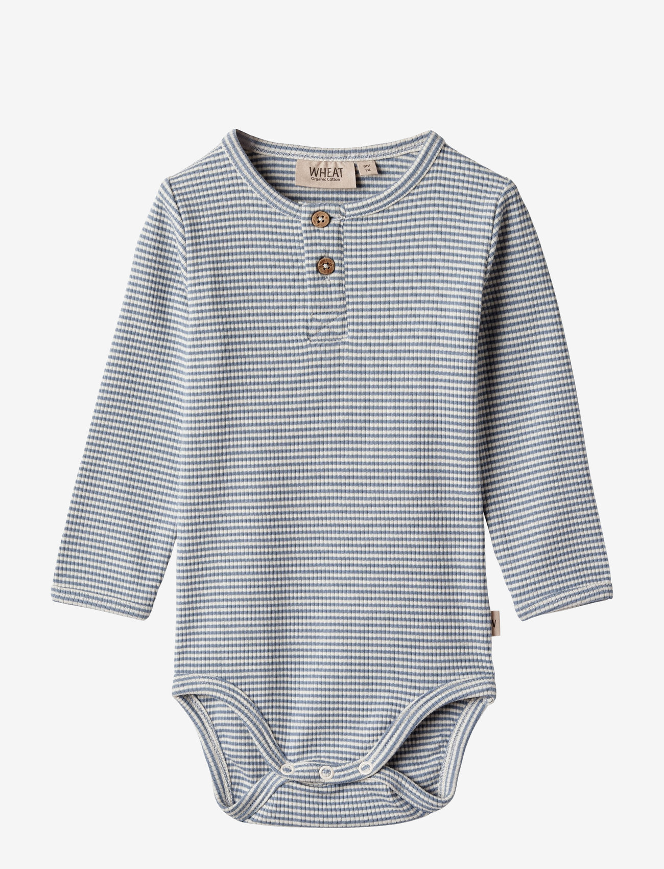 Wheat - Body L/S Benny - blue stripe - 0