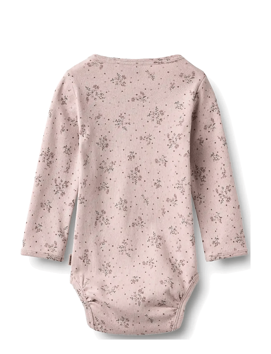 Wheat - Body L/S Roselinde - lilac flowers - 1