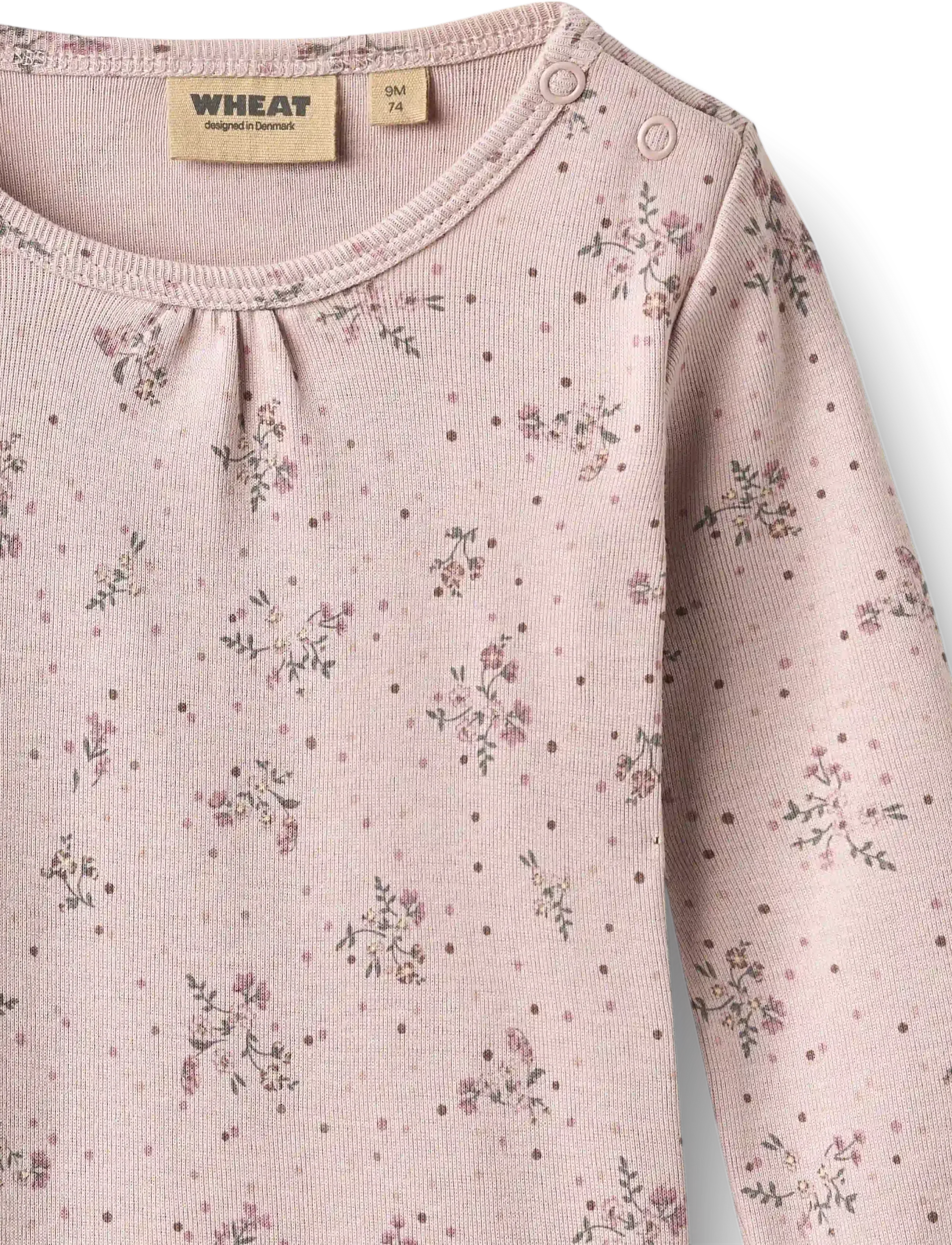 Wheat - Body L/S Roselinde - lilac flowers - 2