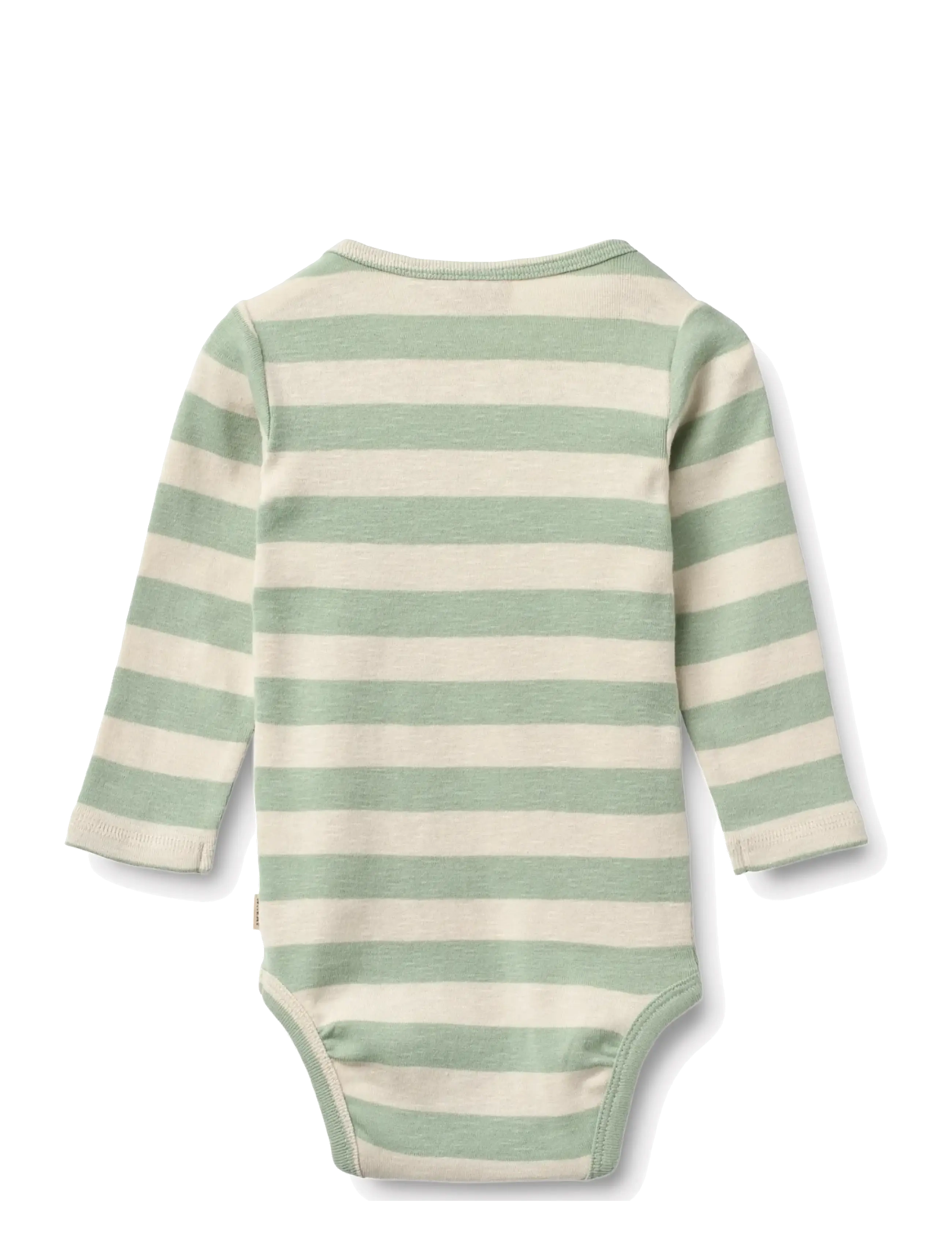 Wheat - Body L/S Freddie - pitkähihaiset bodyt - mint stripe - 1