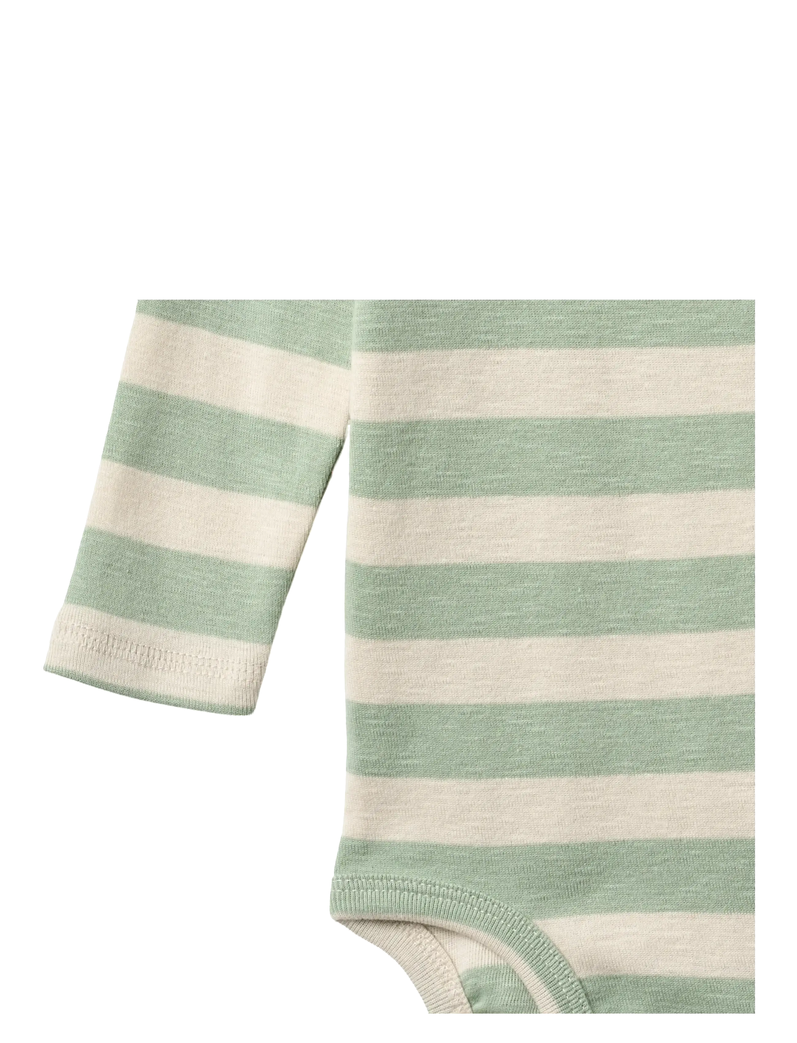 Wheat - Body L/S Freddie - pitkähihaiset bodyt - mint stripe - 2