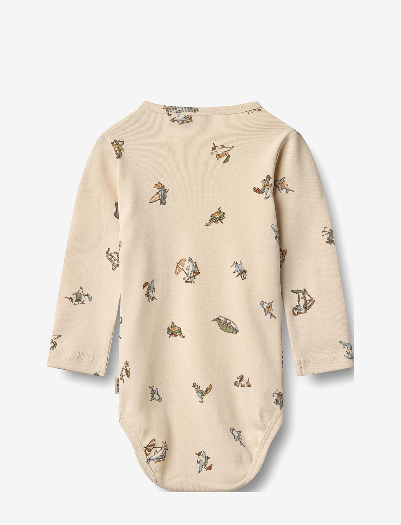 Wheat - Body L/S Freddie - long-sleeved bodies - beach friends - 2