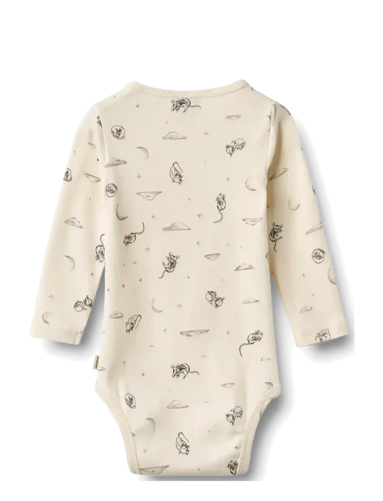 Wheat - Body L/S Freddie - långärmade bodies - dreaming mouse - 1