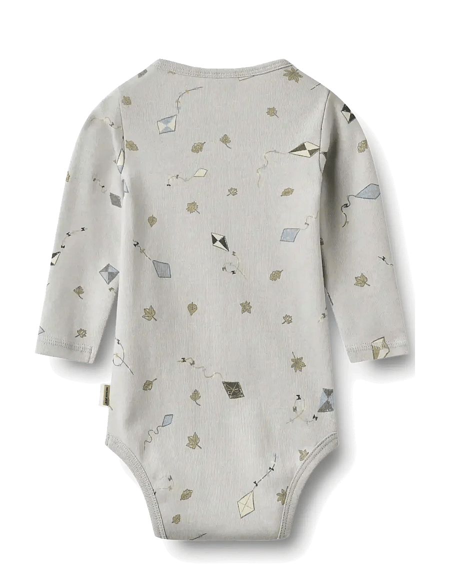 Wheat - Body L/S Freddie - langärmelige bodys - mellow sky kites - 1