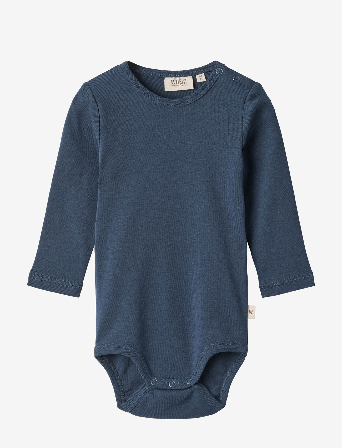 Wheat - Body L/S Freddie - blue waves - 0