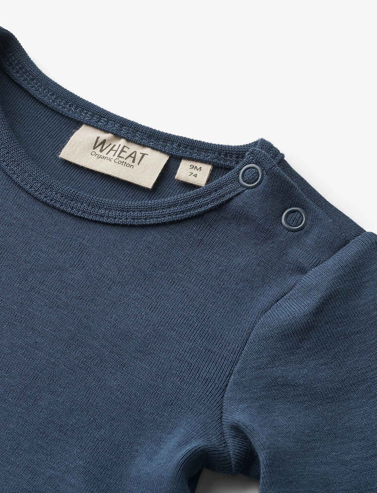 Wheat - Body L/S Freddie - blue waves - 2