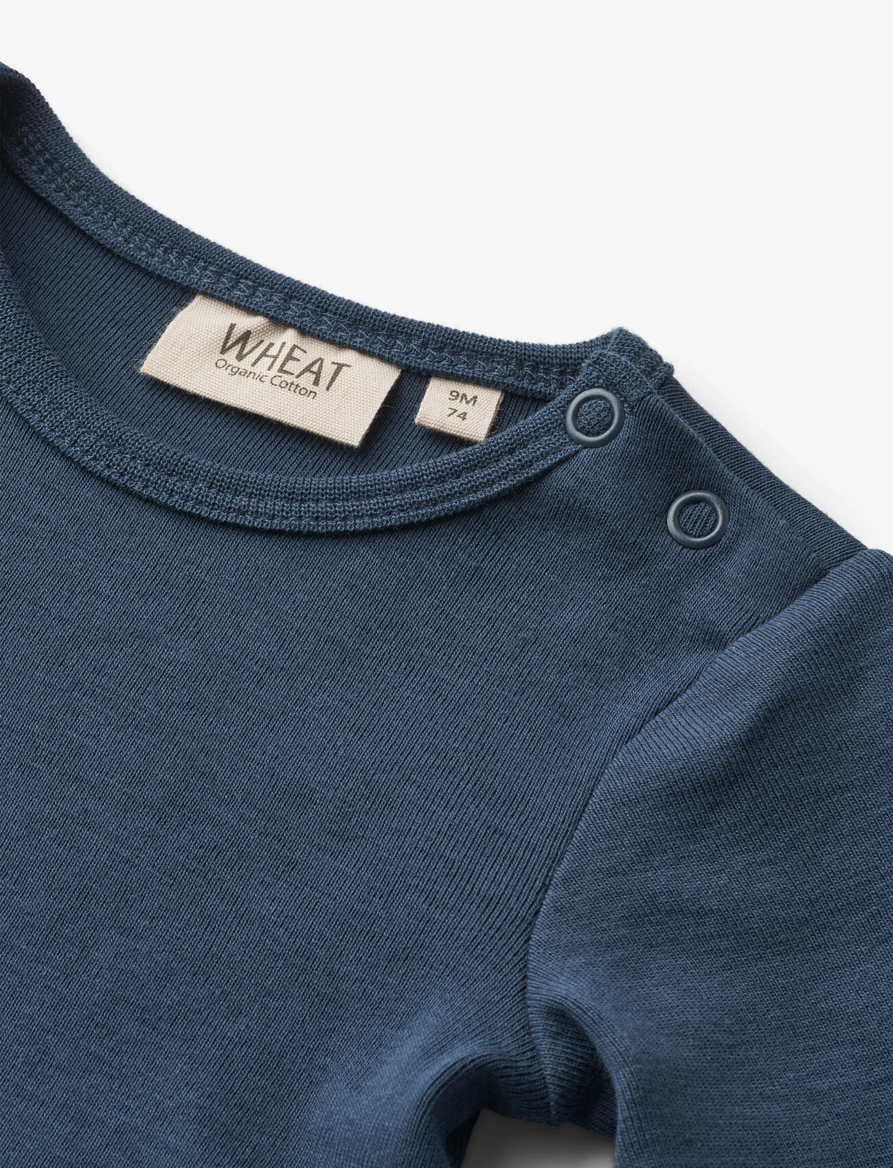 Wheat - Body L/S Freddie - blue waves - 2
