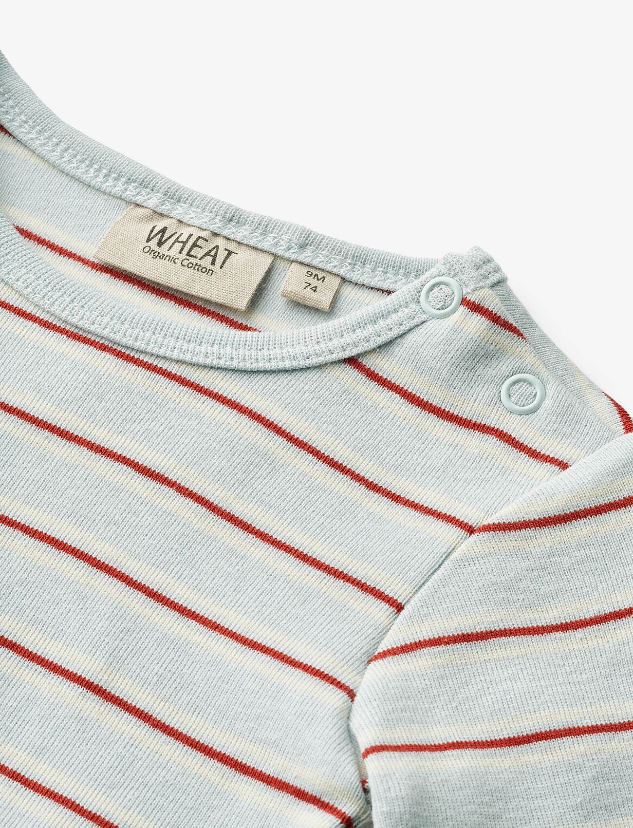 Wheat - Body L/S Freddie - light blue stripe - 2