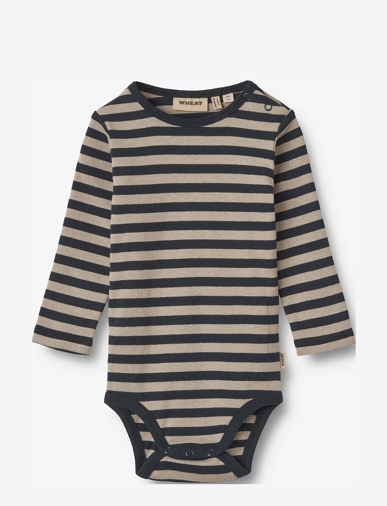 Wheat - Body L/S Freddie - navy stripe - 0