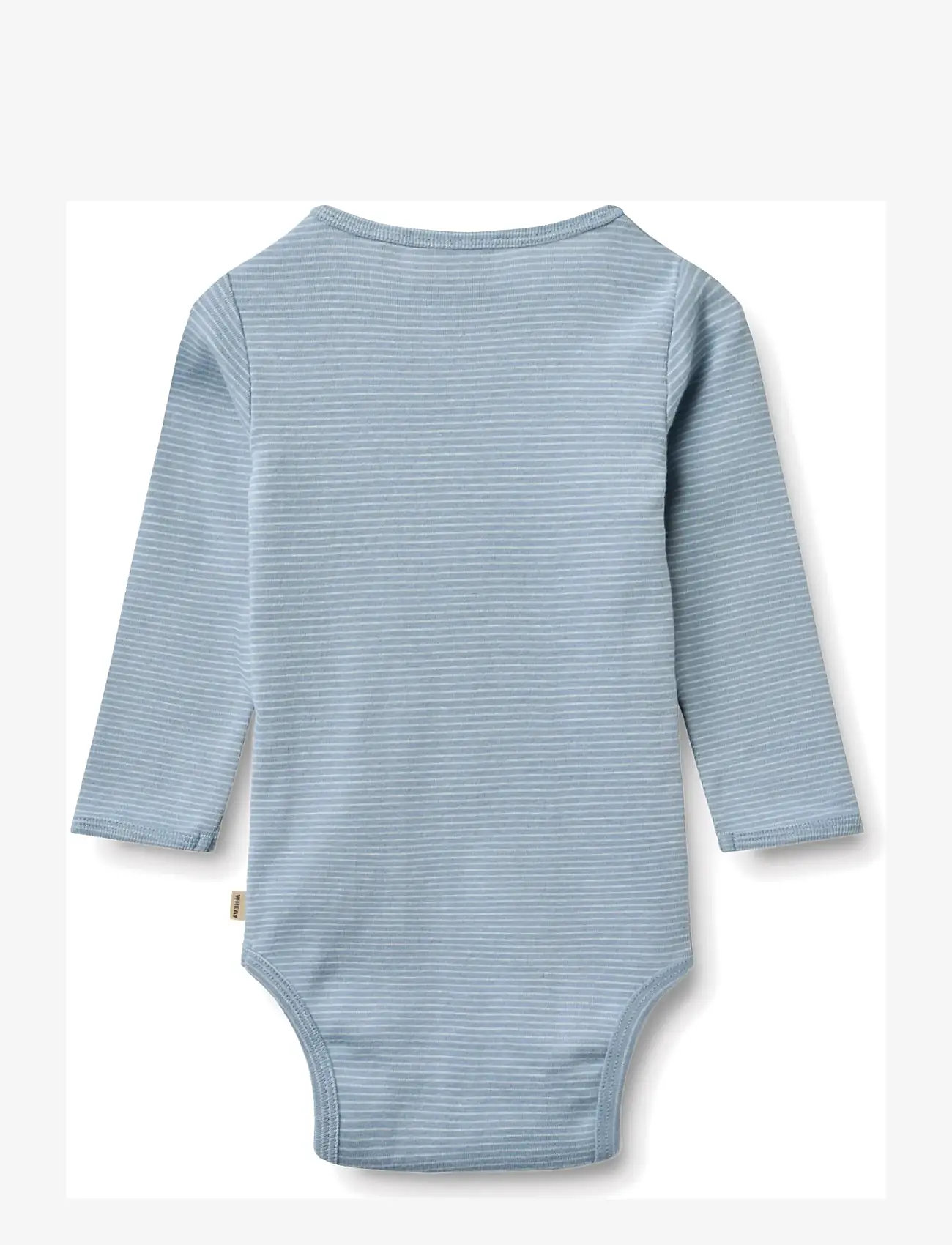Wheat - Body L/S Berti - pikkade varrukatega bodid - faded blue stripe - 1