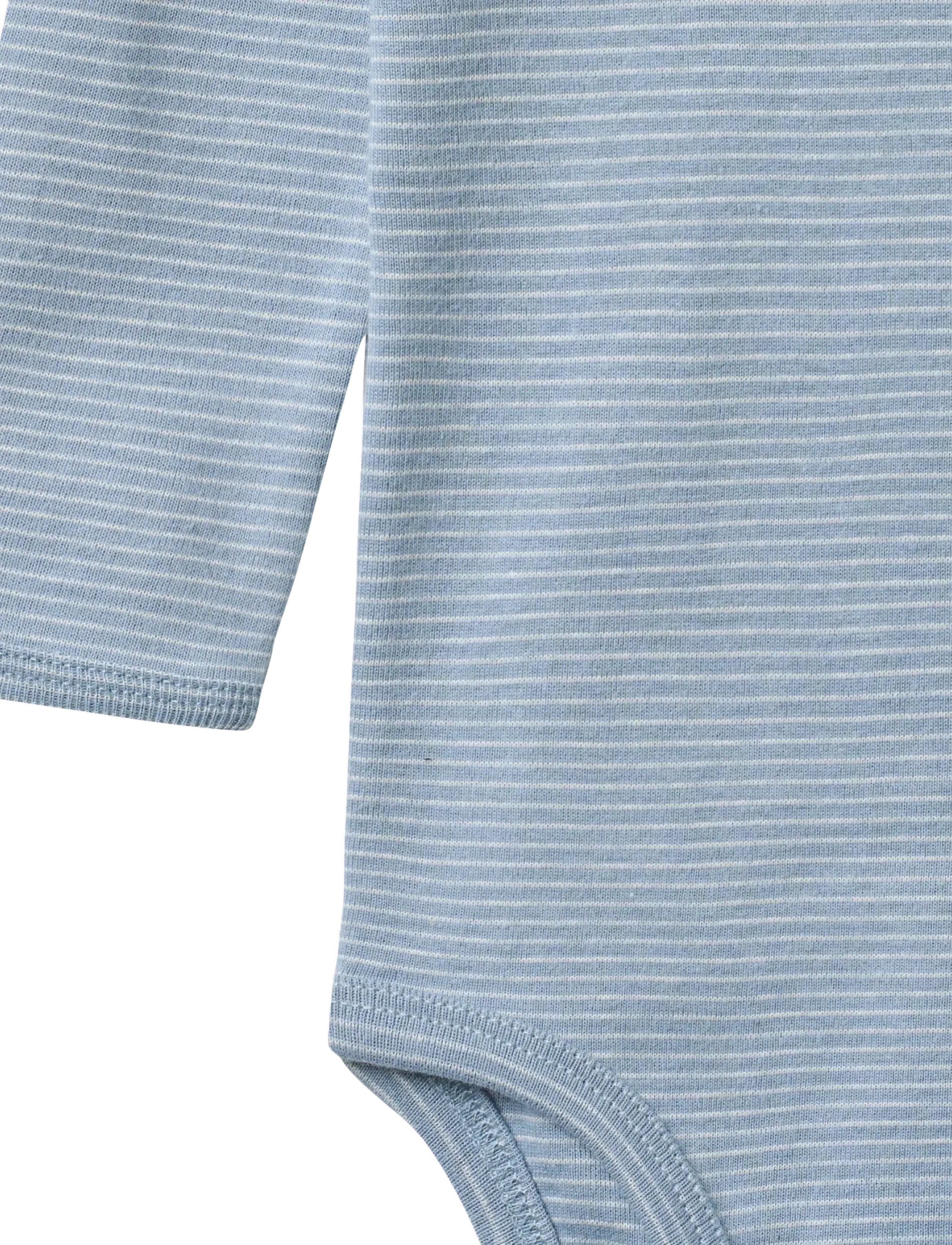 Wheat - Body L/S Berti - bodies à manches longues - faded blue stripe - 2