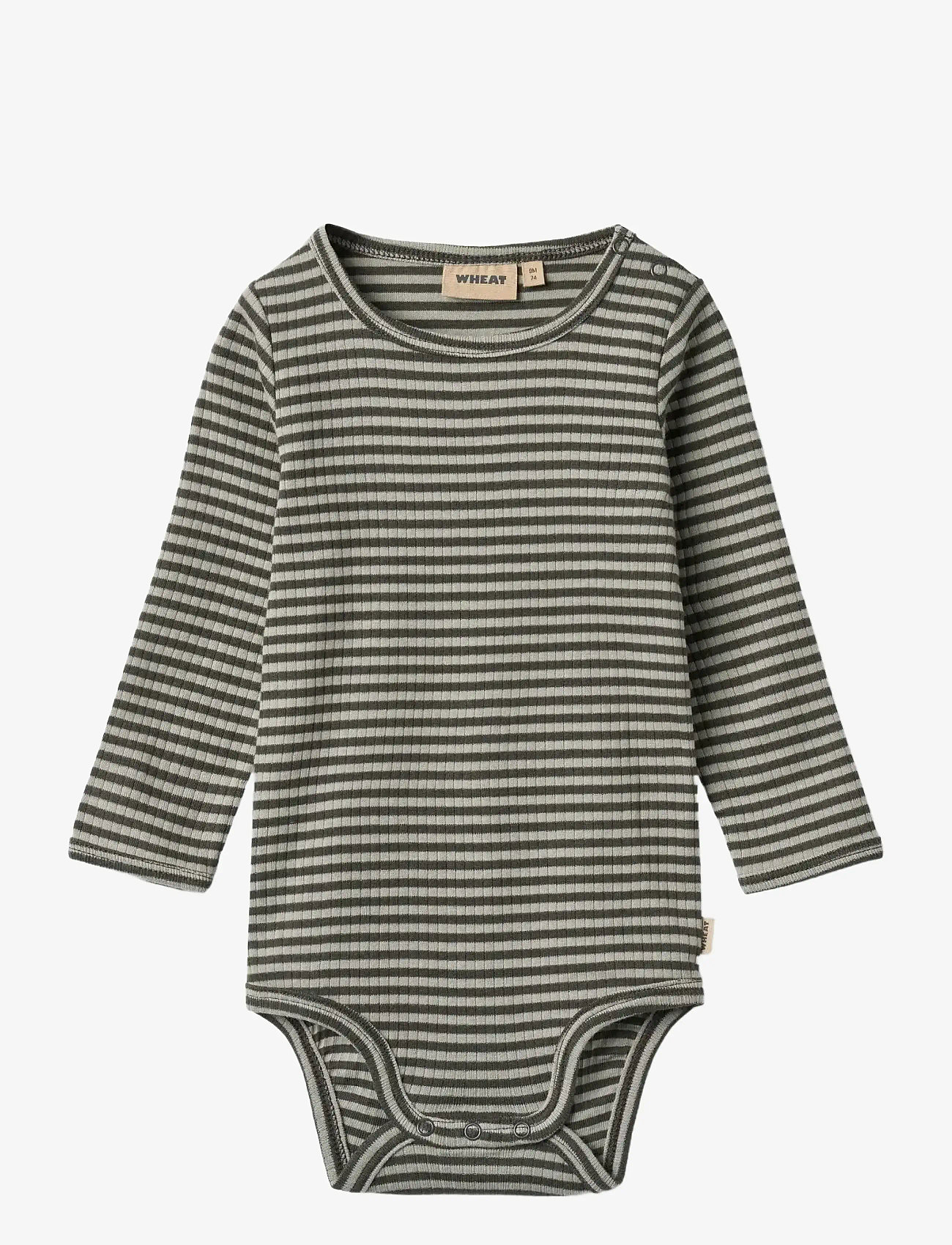 Wheat - Body L/S Berti - winter forest stripe - 0