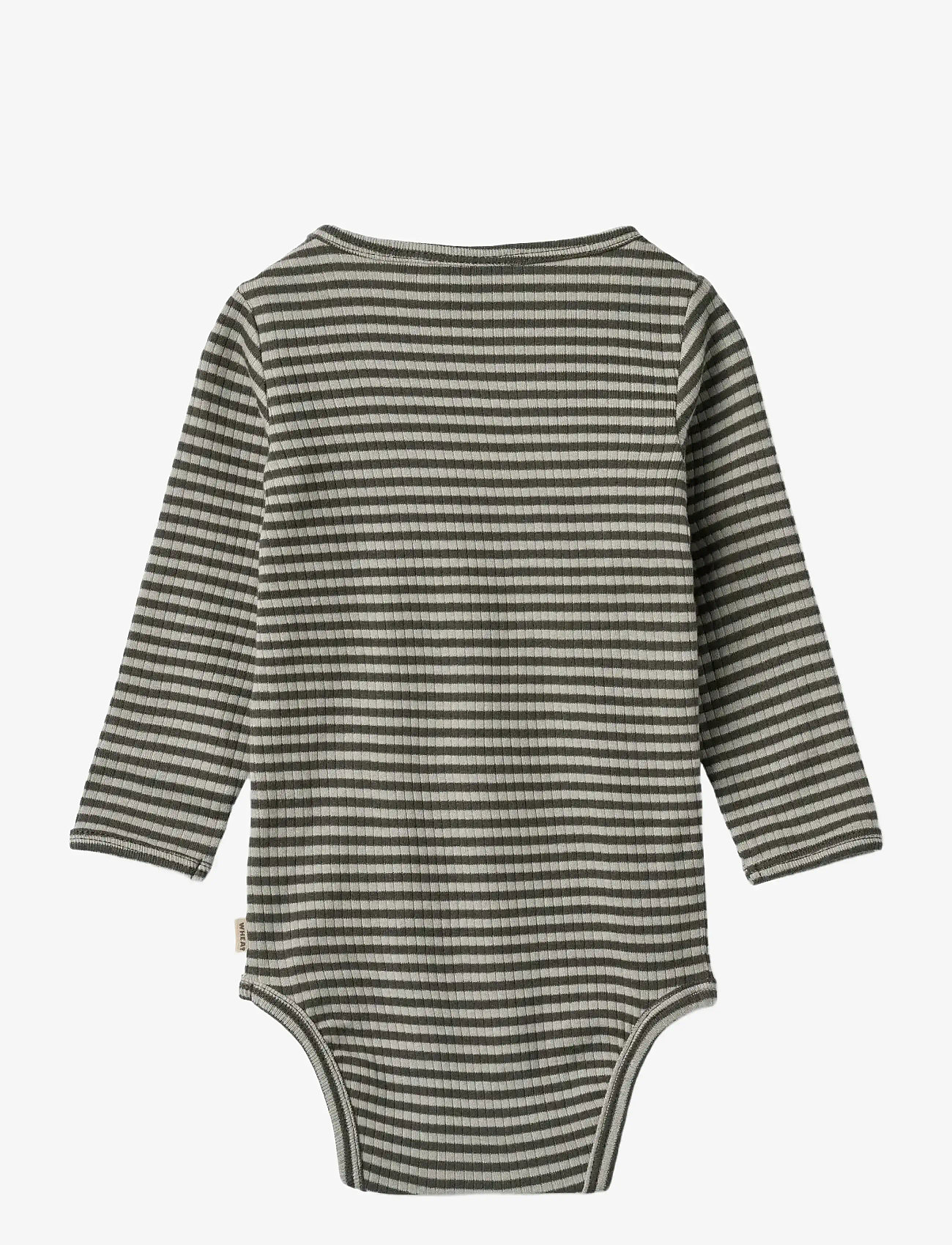 Wheat - Body L/S Berti - winter forest stripe - 1