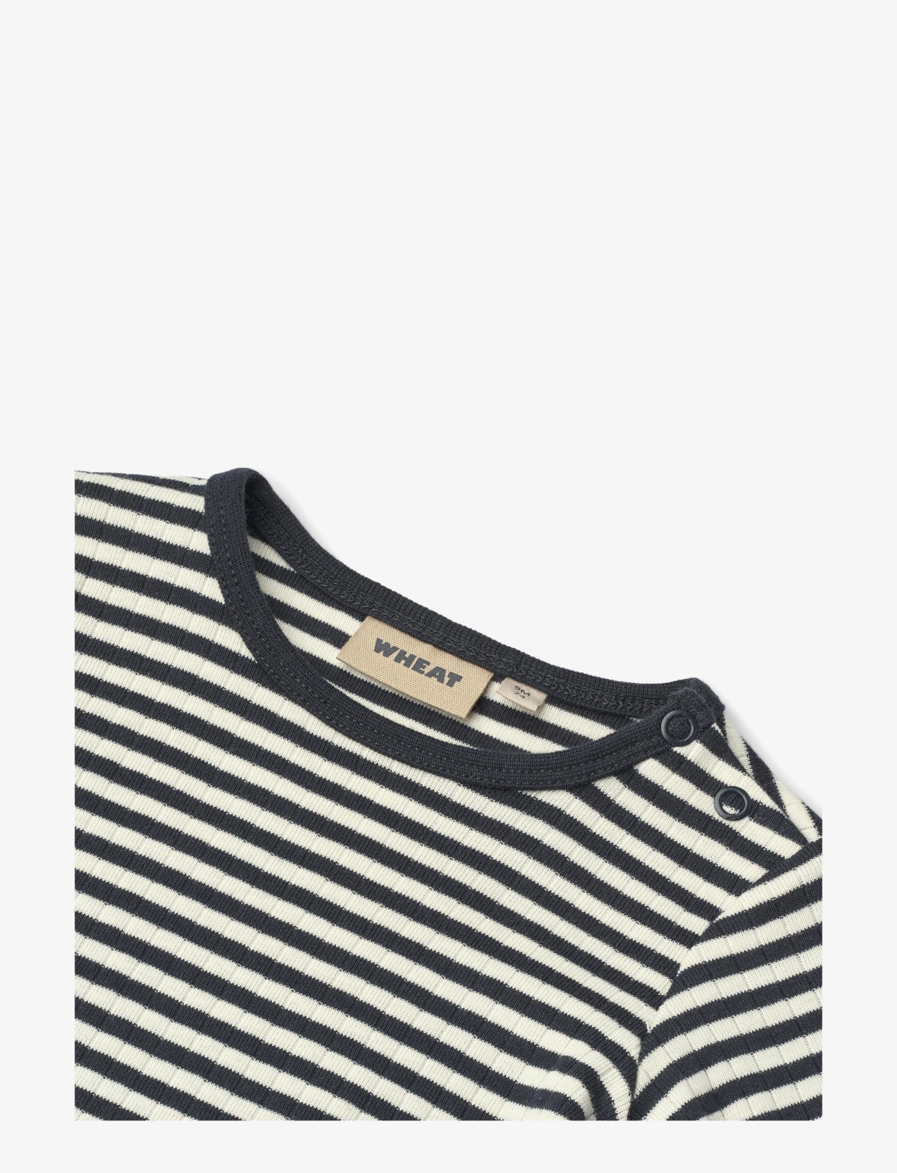 Wheat - Body L/S Berti - laveste priser - navy rib stripe - 3