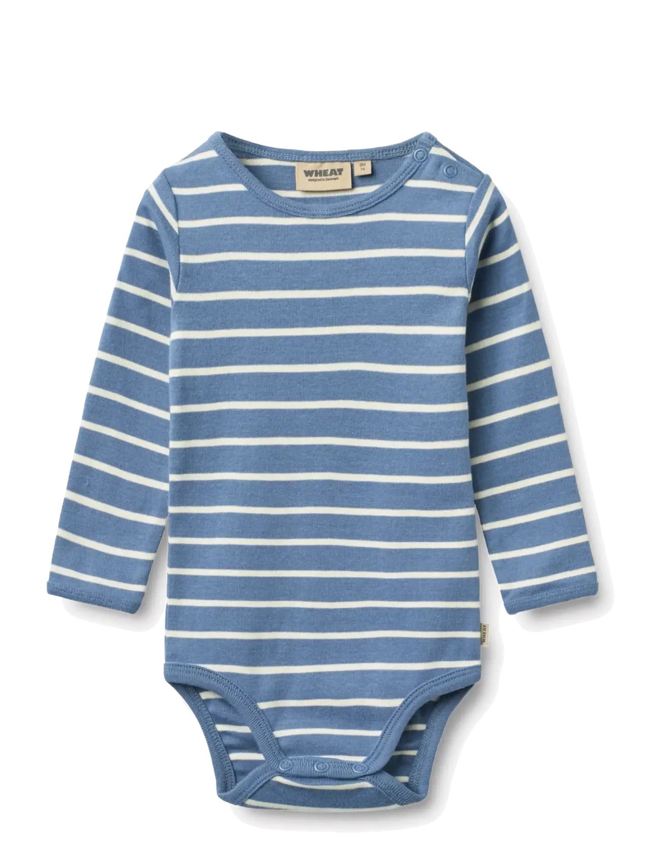 Wheat Body L/S Berti - Baby 44-92 - BLUE STRIPE / blue