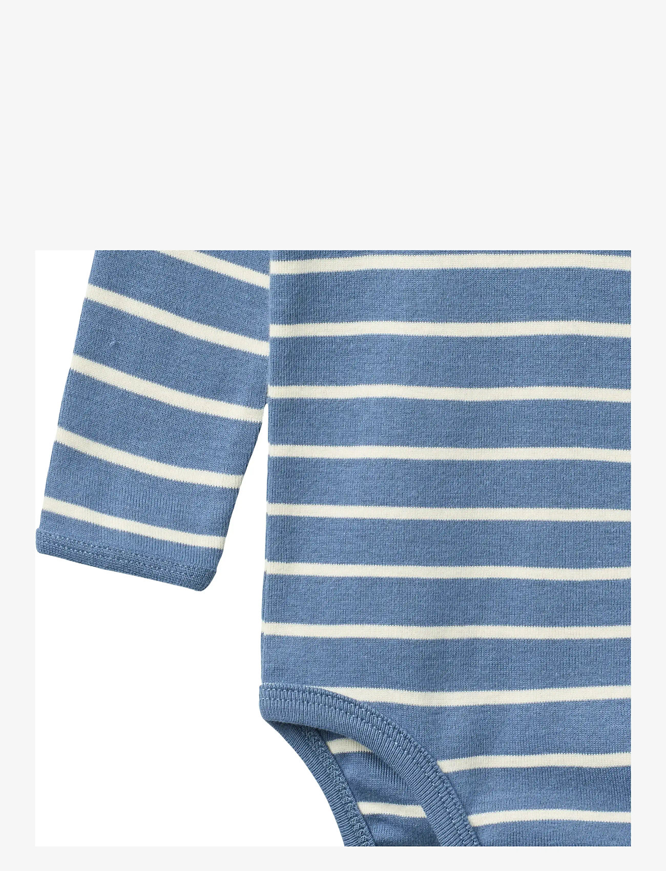 Wheat - Body L/S Berti - langärmelige bodys - blue stripe - 2