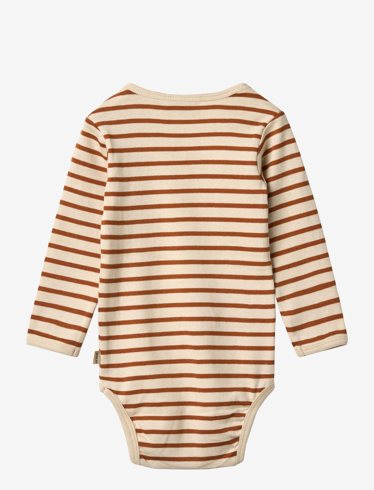 Wheat - Body L/S Berti - warm caramel stripe - 1