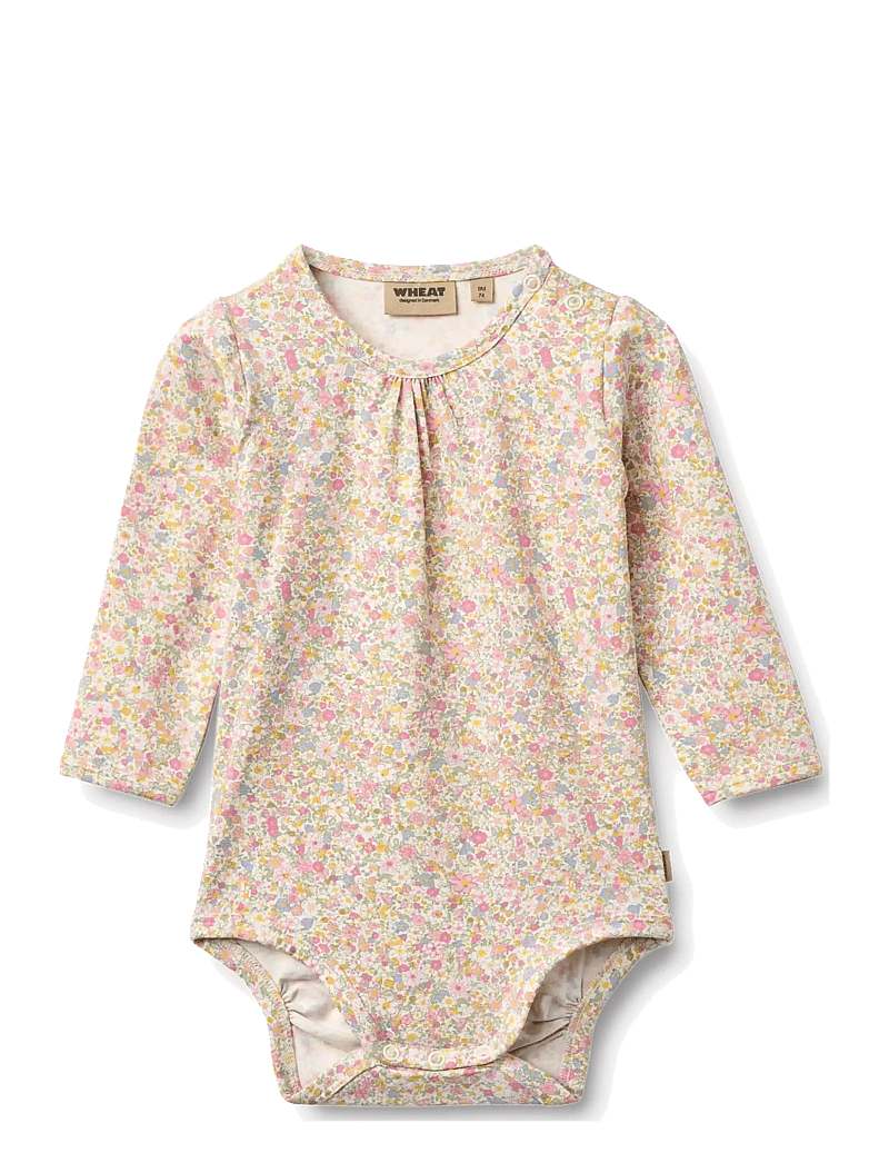 Wheat - Body L/S Liv - langärmelige bodys - blush flower meadow - 0