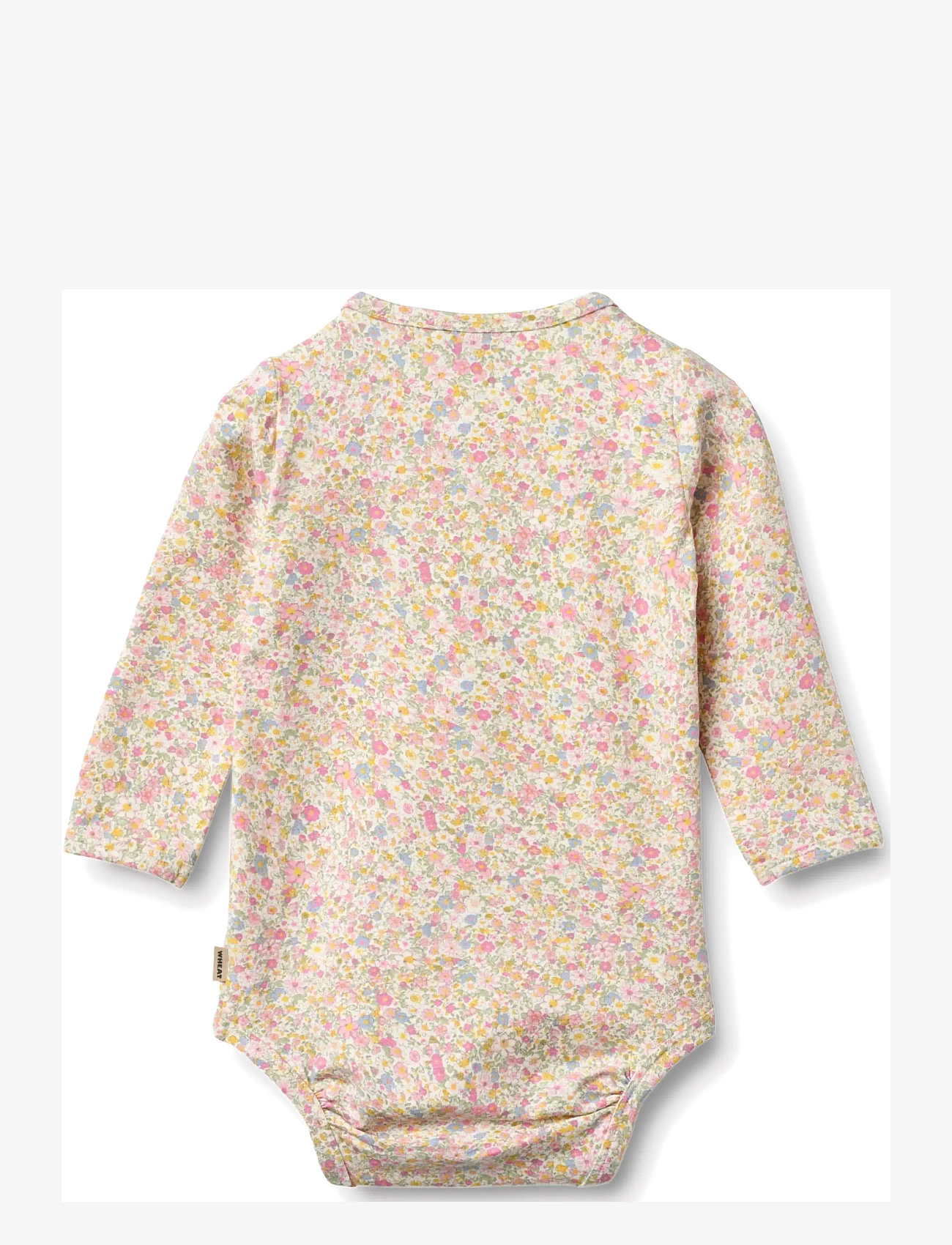 Wheat - Body L/S Liv - langærmede bodyer - blush flower meadow - 1