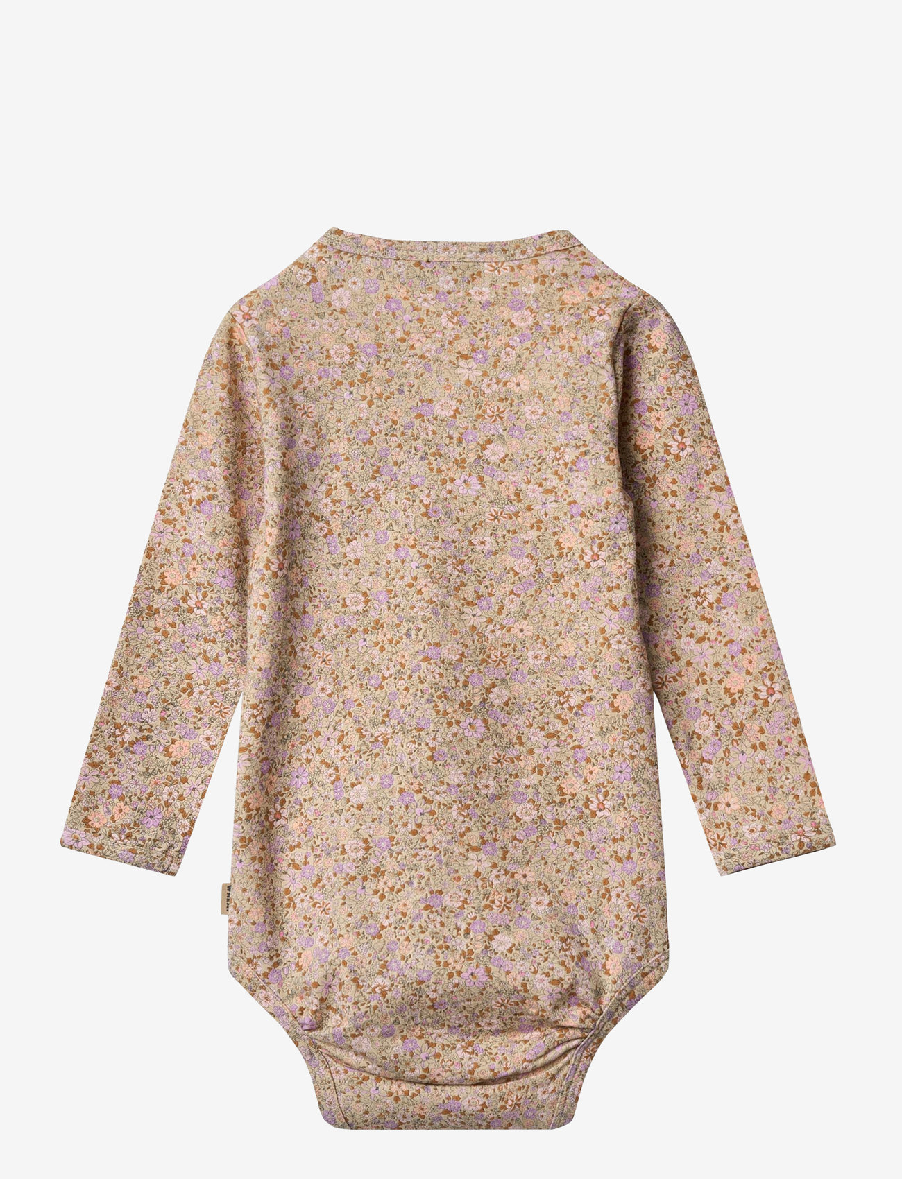 Wheat - Body L/S Liv - pikkade varrukatega - lilac flower meadow - 1