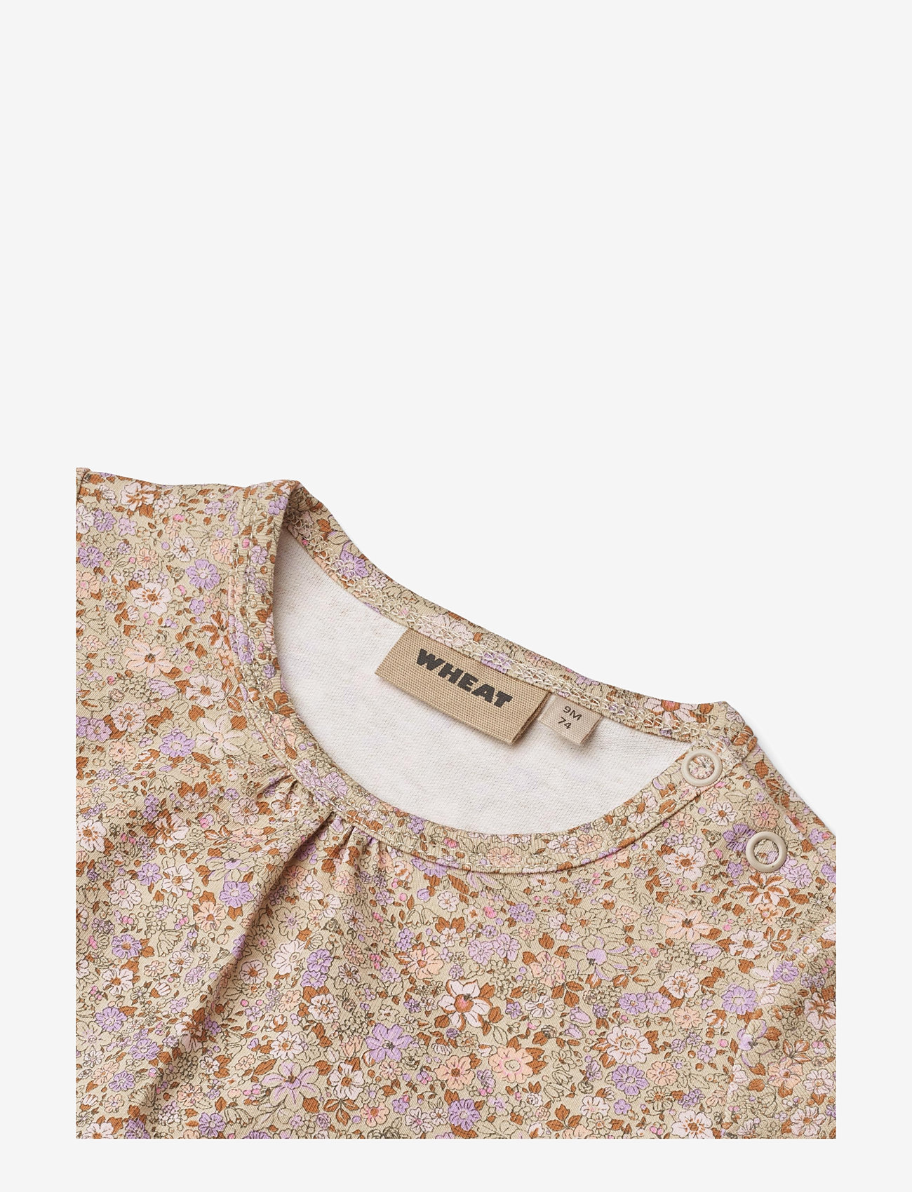 Wheat - Body L/S Liv - pikkade varrukatega - lilac flower meadow - 2