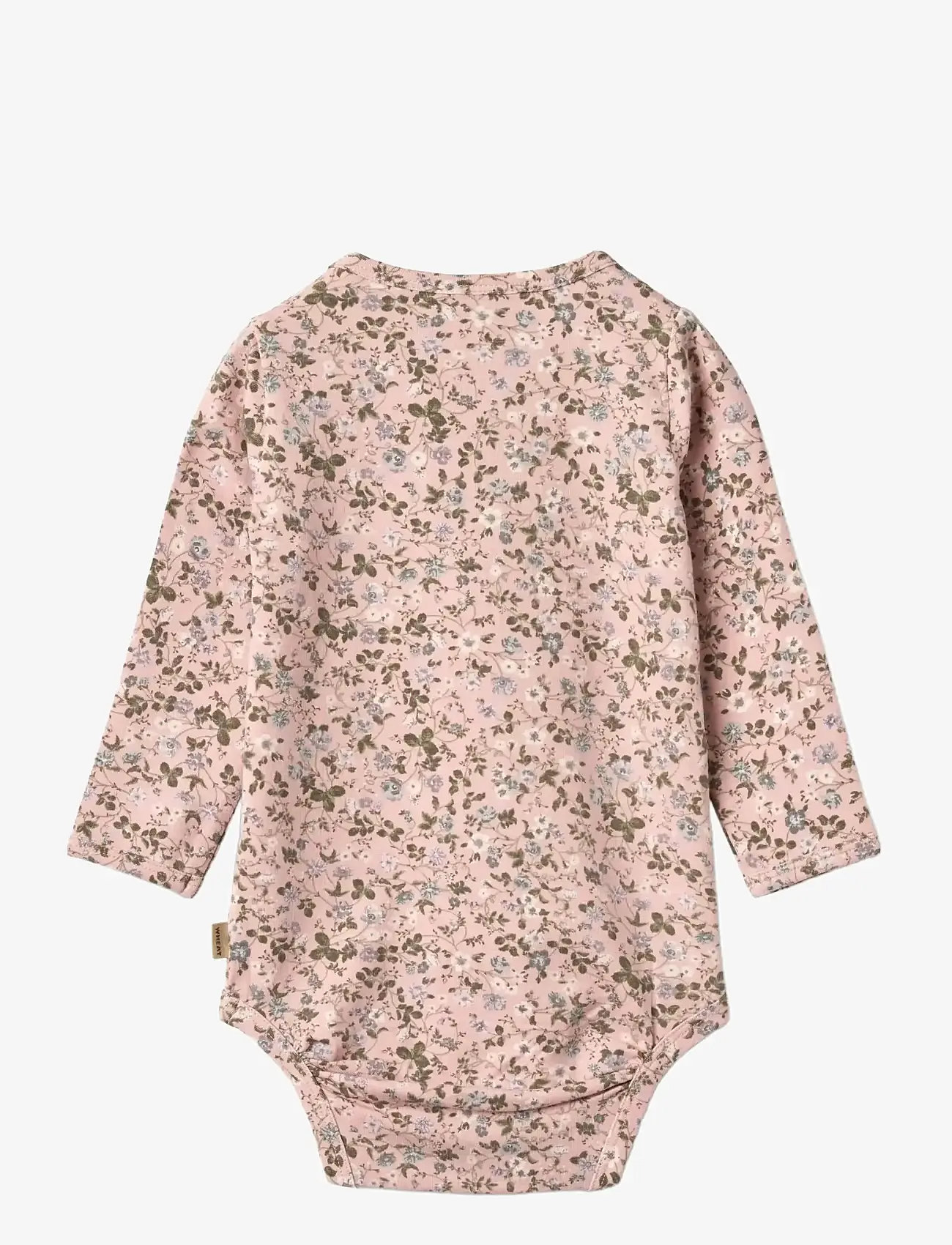 Wheat - Body L/S Liv - langærmede bodyer - rose powder flowers - 1