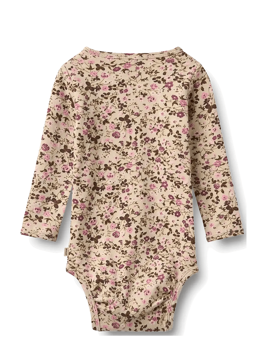 Wheat - Body L/S Liv - langärmelig - soft sand flower wine - 1