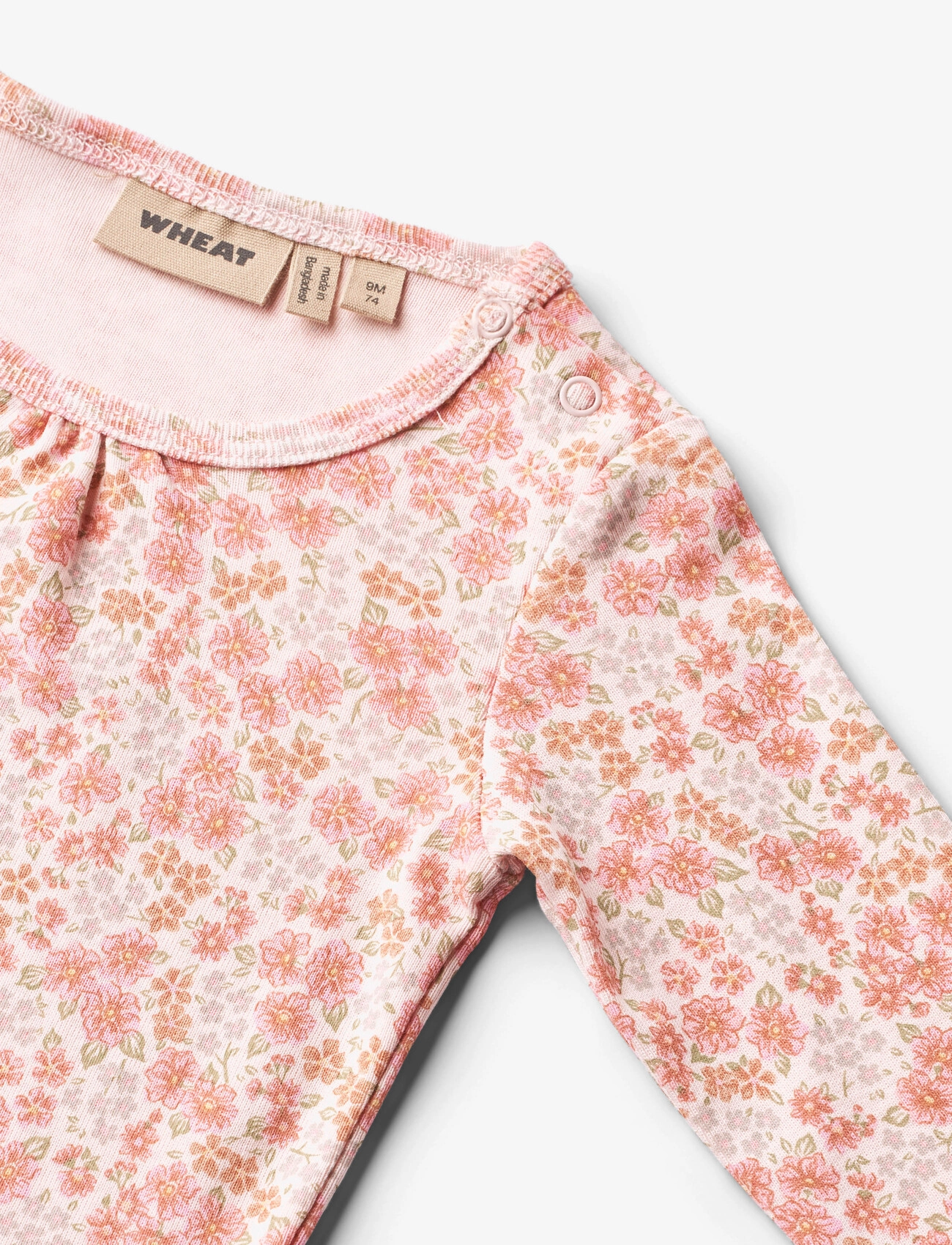 Wheat - Body L/S Liv - rose flowers - 2