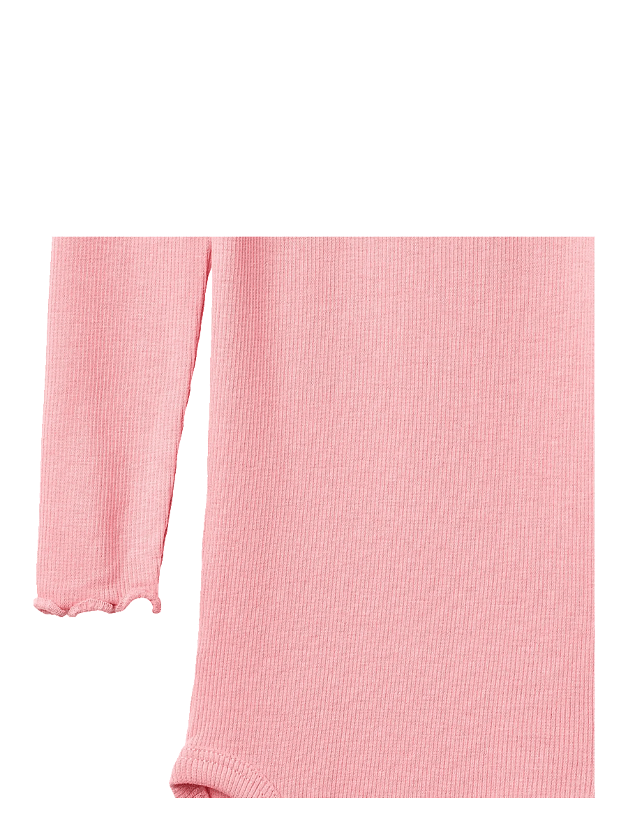 Wheat - Rib Body L/S Lotta - langärmelige bodys - bubblegum - 2