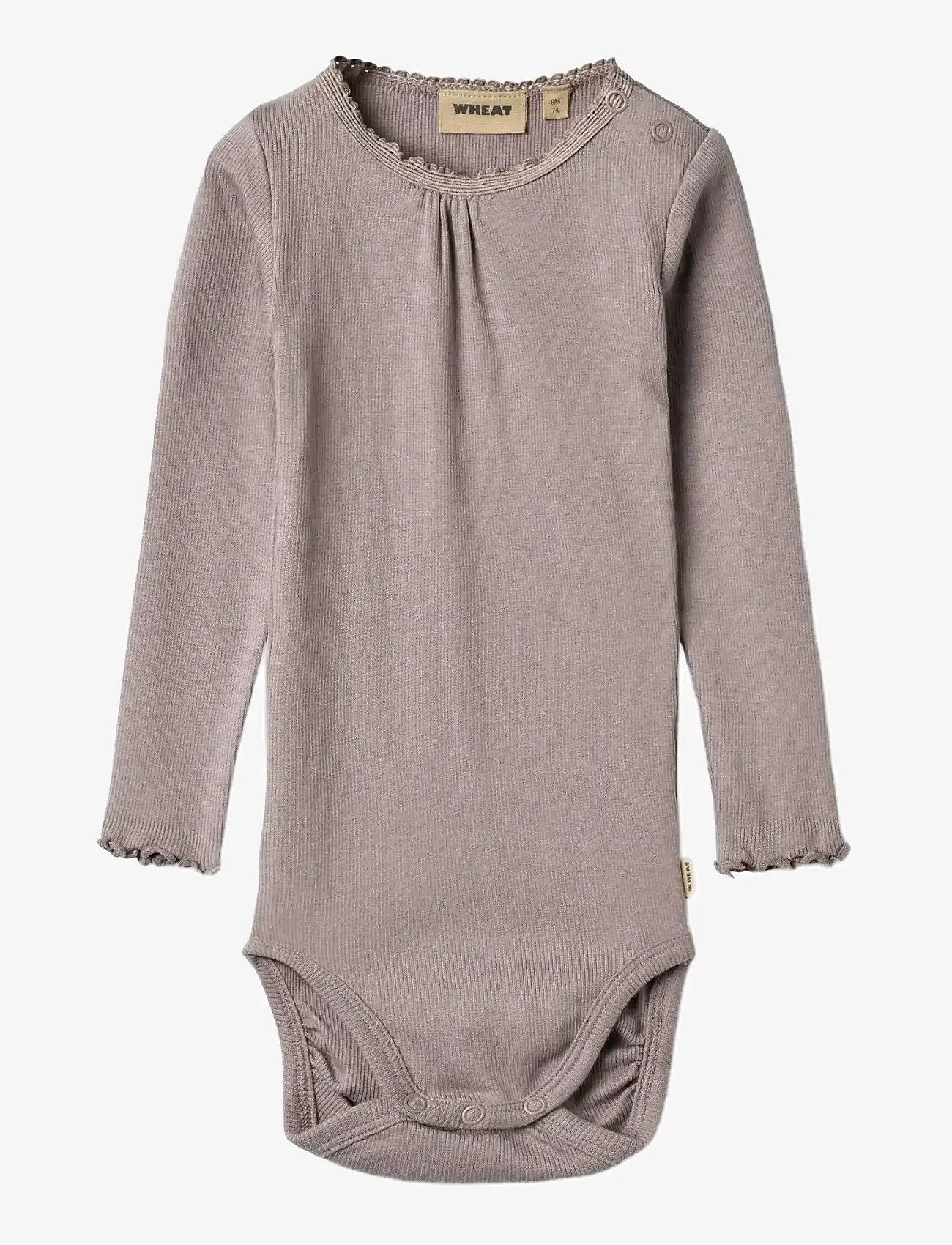 Wheat - Rib Body L/S Lotta - julegaver under 300kr - dusty purple - 0