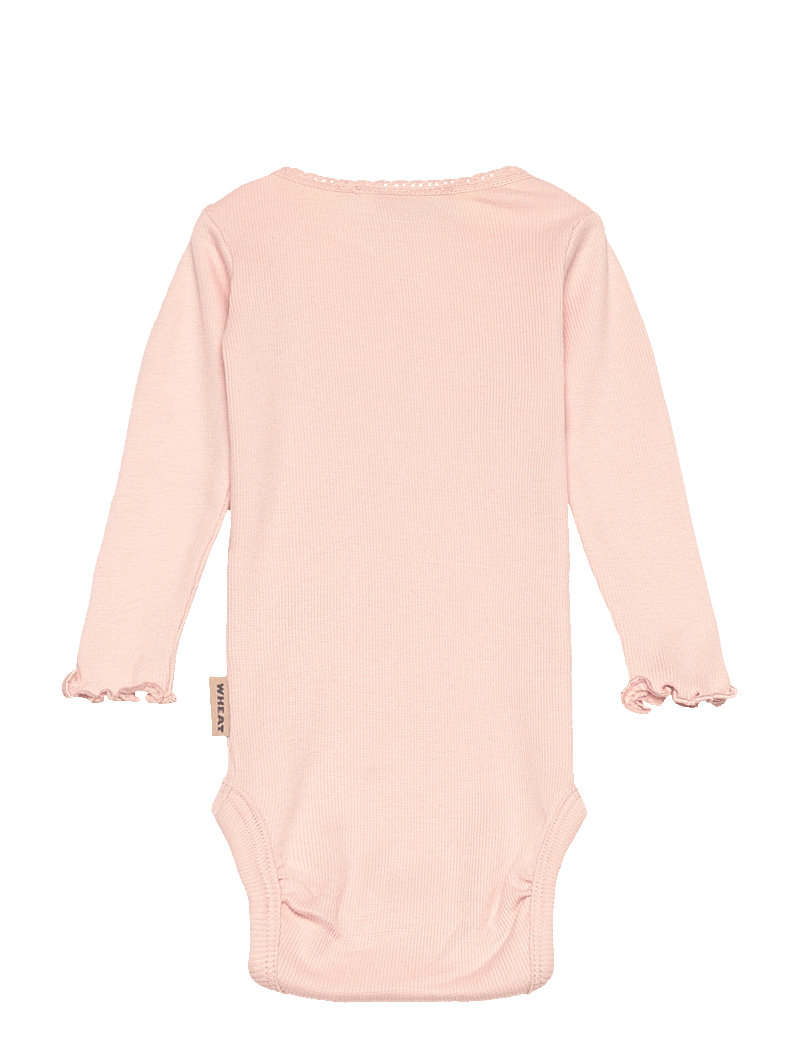 Wheat - Rib Body L/S Lotta - rompers met lange mouwen - powder - 1