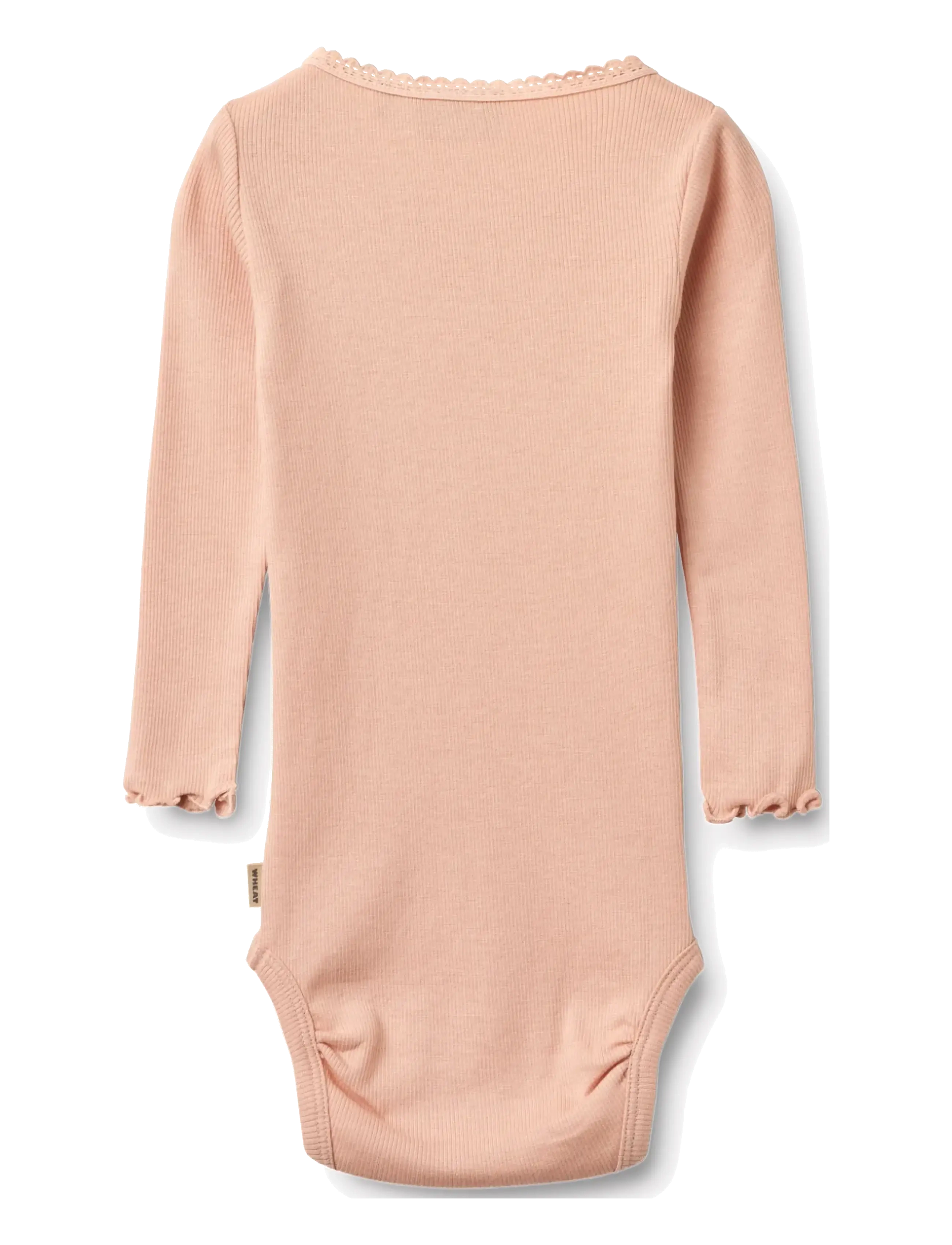 Wheat - Rib Body L/S Lotta - pikkade varrukatega bodid - rose cloud - 1